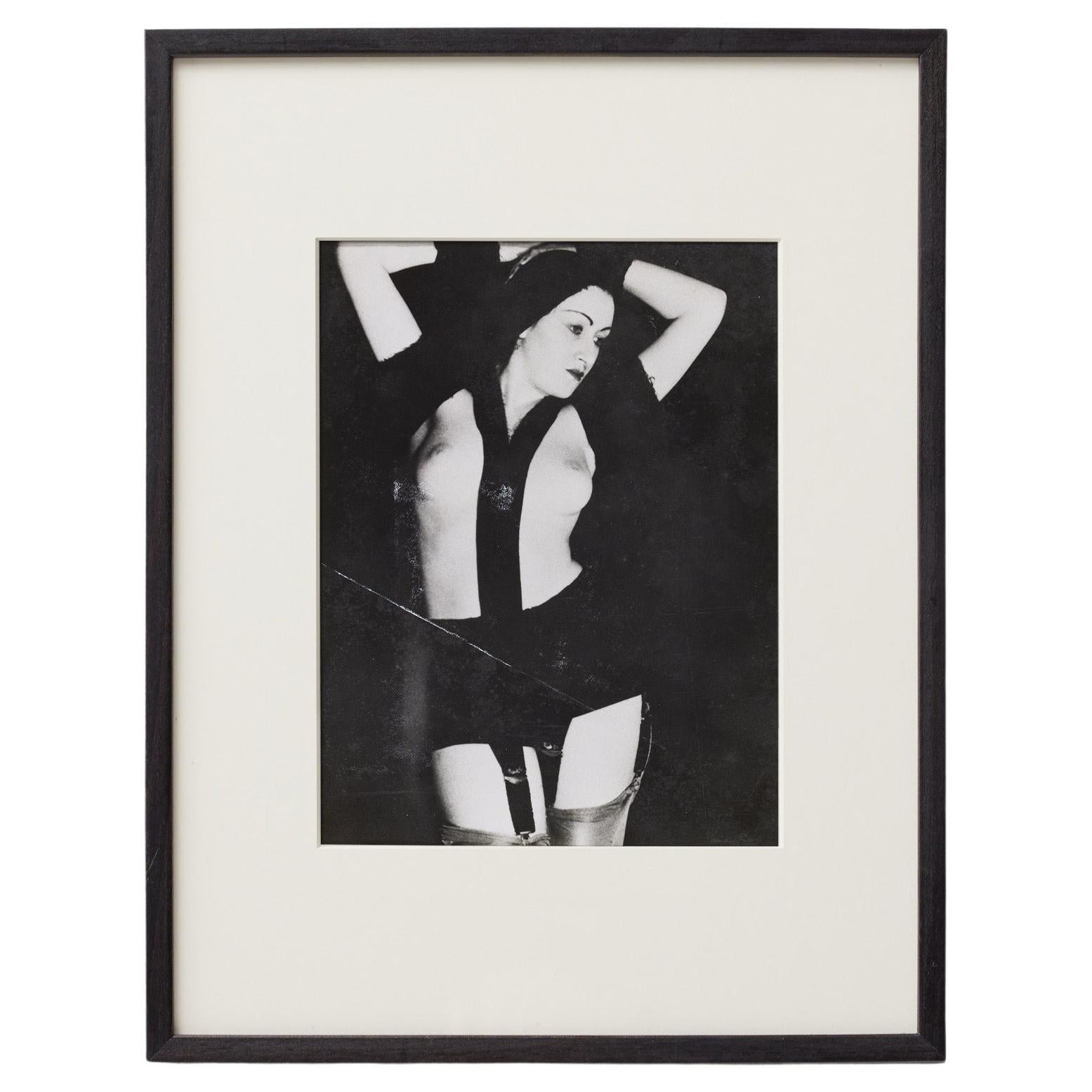Man Ray Gelatin-Silver Photograph — “Woman with Stockings & Garter” Archive