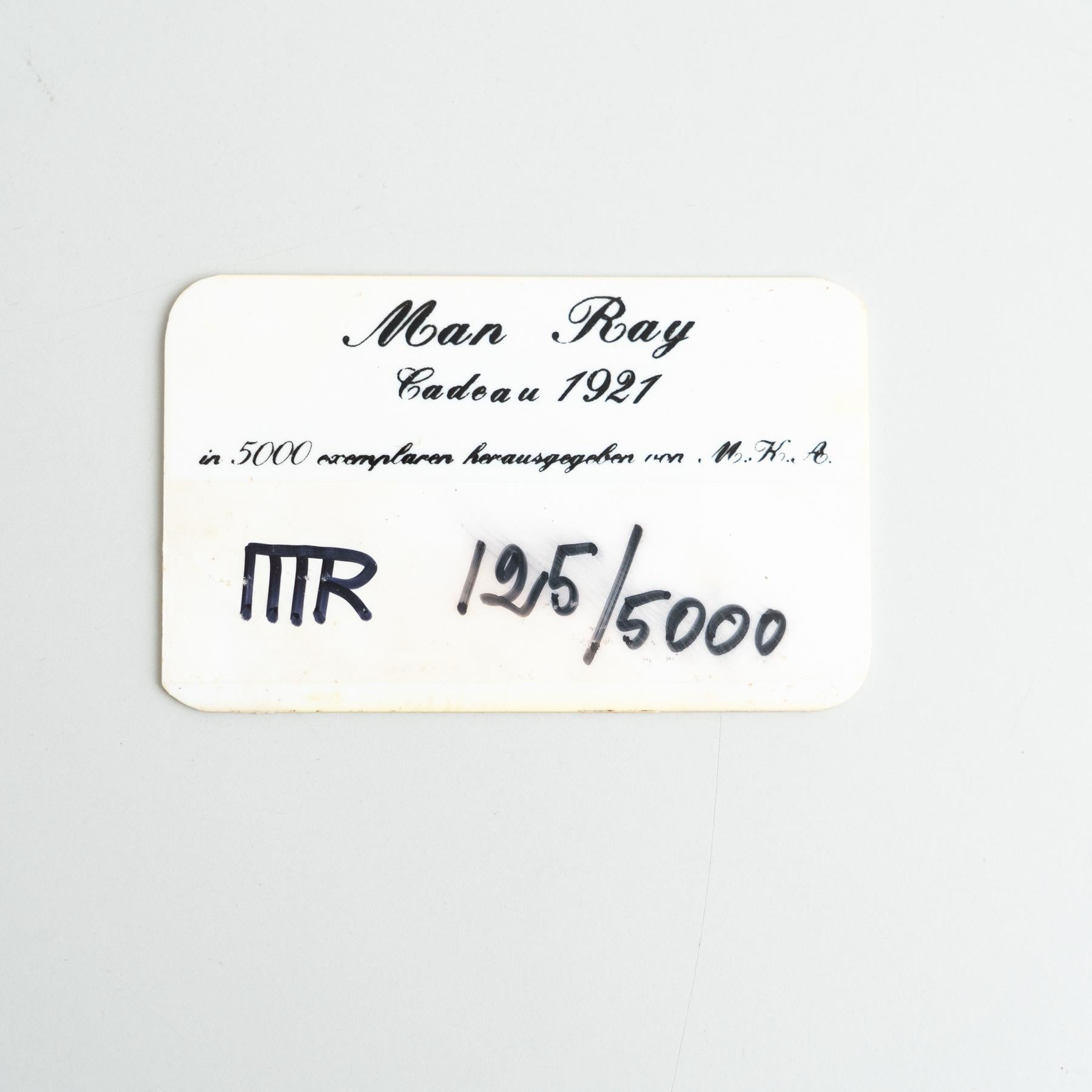Man Ray - Le Cadeau Surrealist Sculpture, 1974 - Signed and Numbered For Sale 6