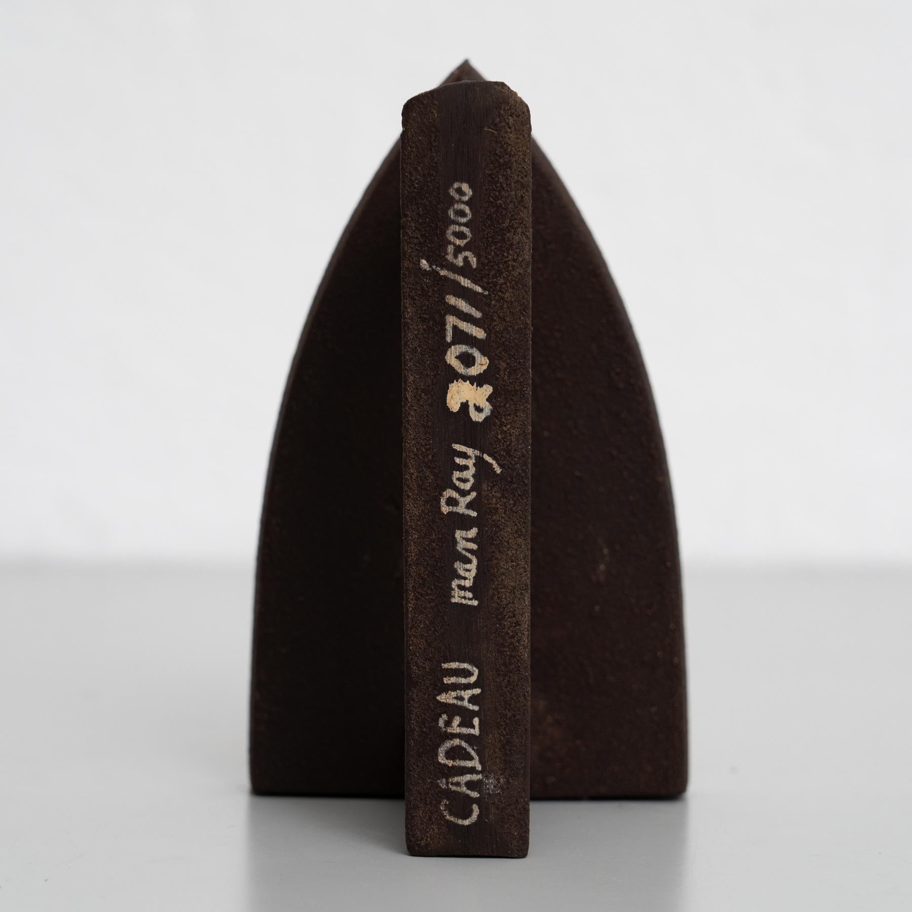 Mid-Century Modern Man Ray - Le Cadeau Surrealist Sculpture, 1974 - Signed and Numbered For Sale