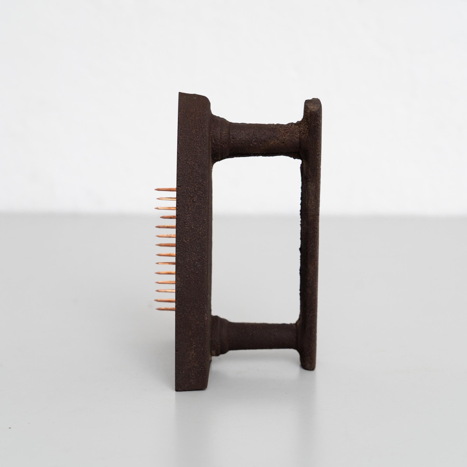 French Man Ray - Le Cadeau Surrealist Sculpture, 1974 - Signed and Numbered For Sale