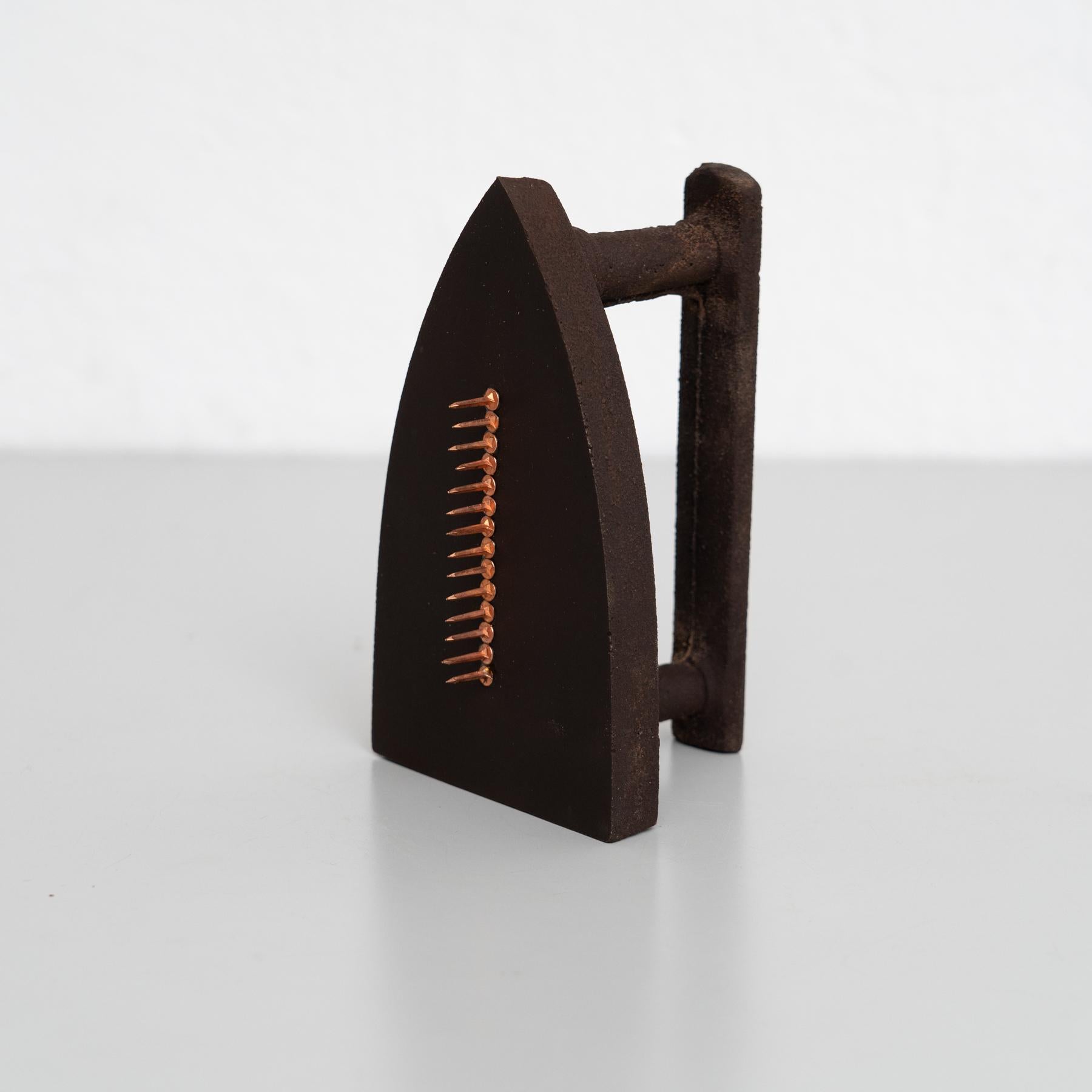 Late 20th Century Man Ray - Le Cadeau Surrealist Sculpture, 1974 - Signed and Numbered For Sale