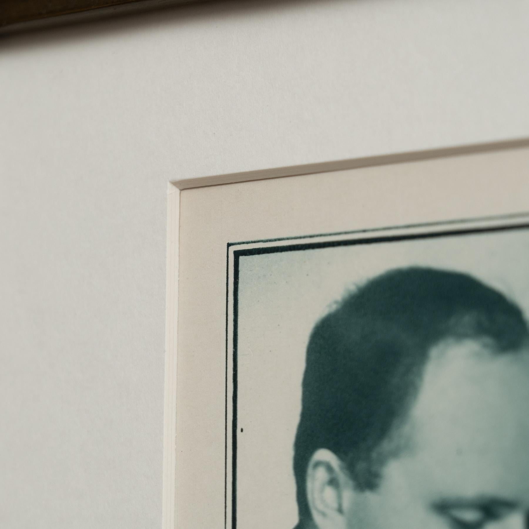 Man Ray Le Monde des Echecs Framed Photographic Print of Marcel Duchamp 4
