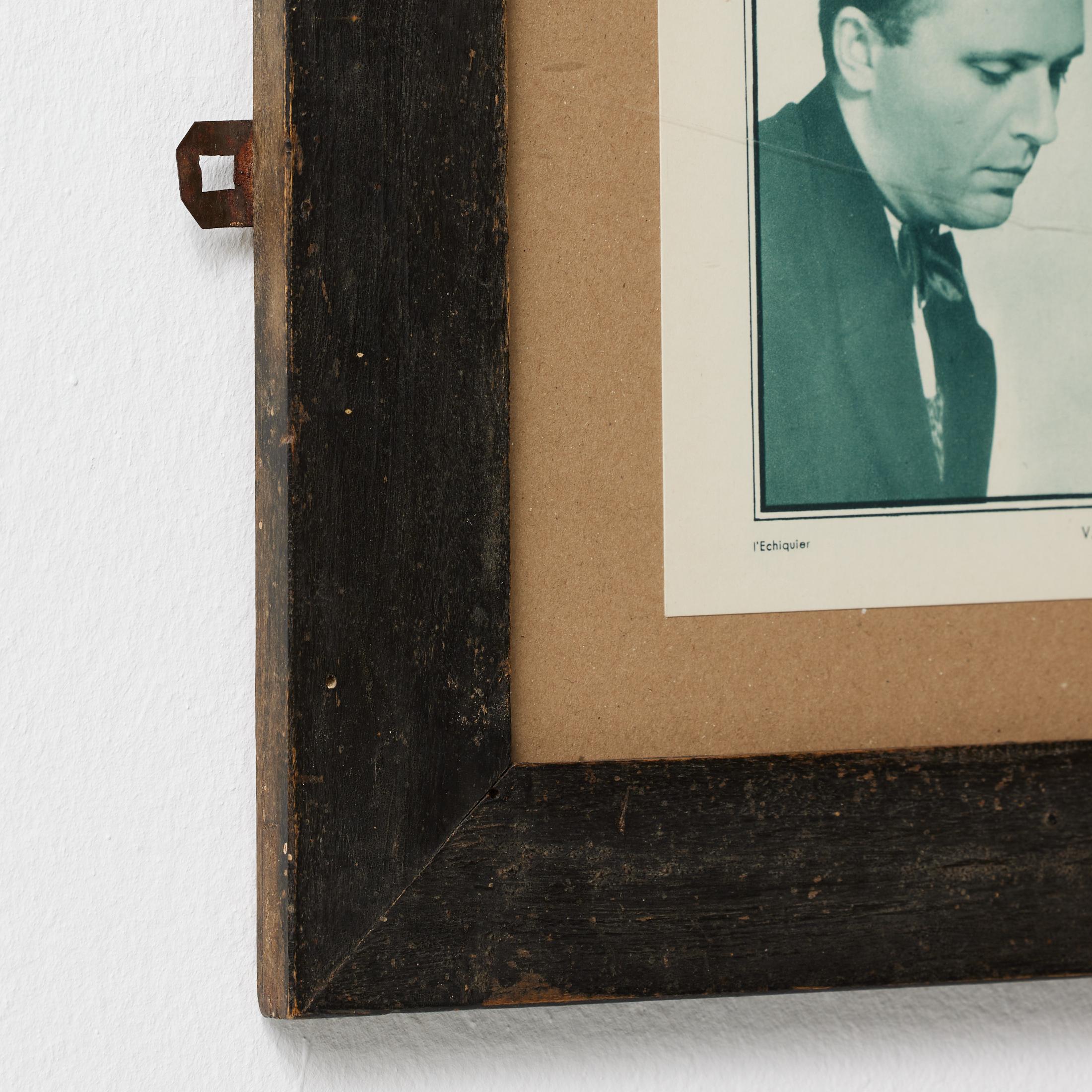 Man Ray Le Monde des Echecs Framed Photographic Print of Marcel Duchamp im Angebot 4