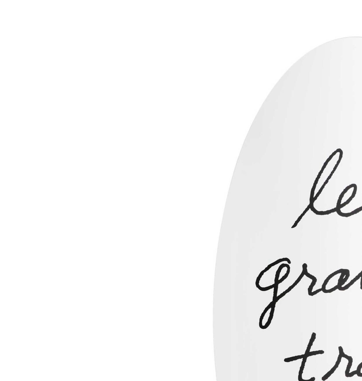 Glass Man Ray Les Grands Trans-Parents Mirror For Cassina For Sale