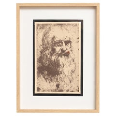 Man Ray Litografia "Il padre di Monna Lisa" 1968