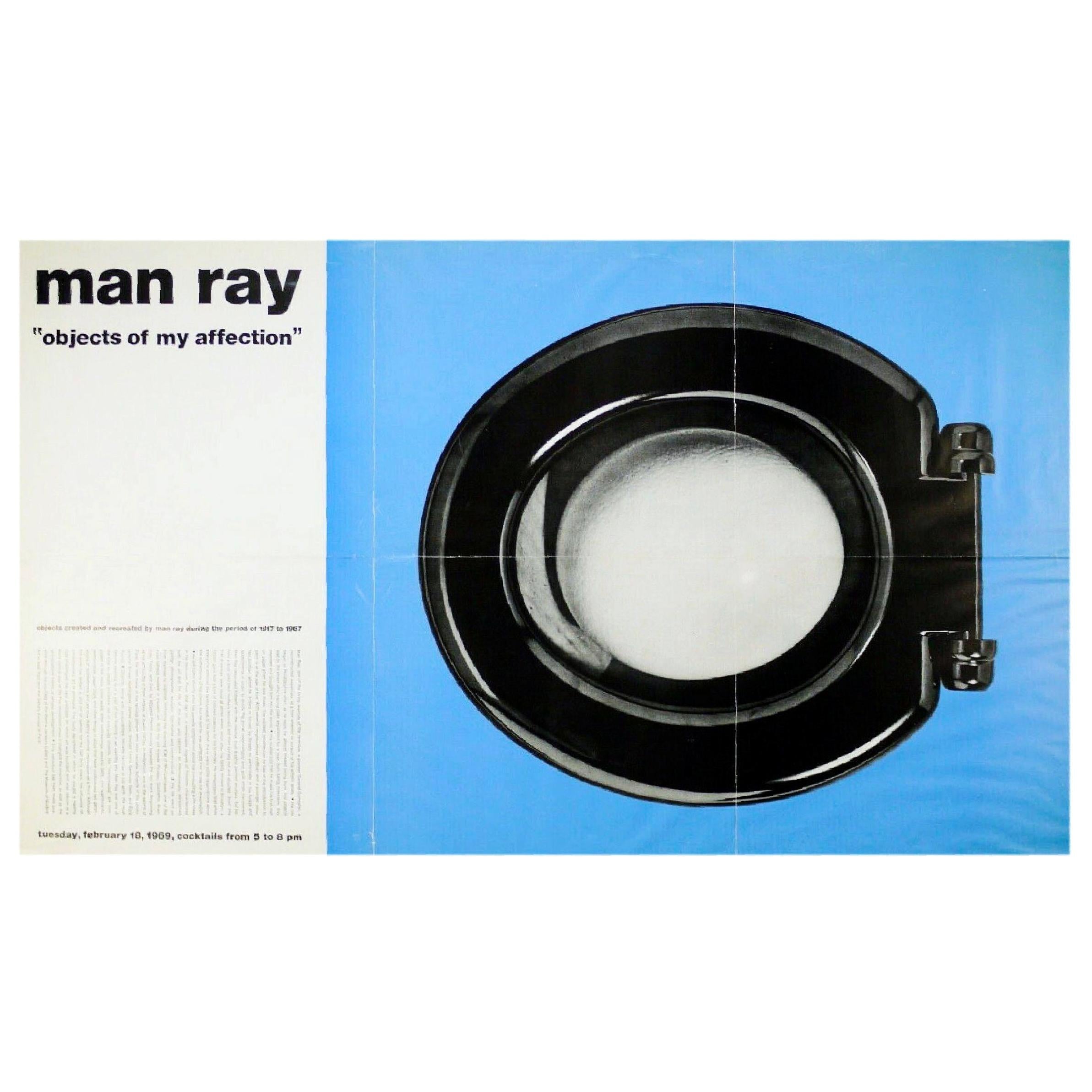 Man Ray Objects of my Affection Ausstellungsplakat Trompe L'Oeuf MoMA, 1969