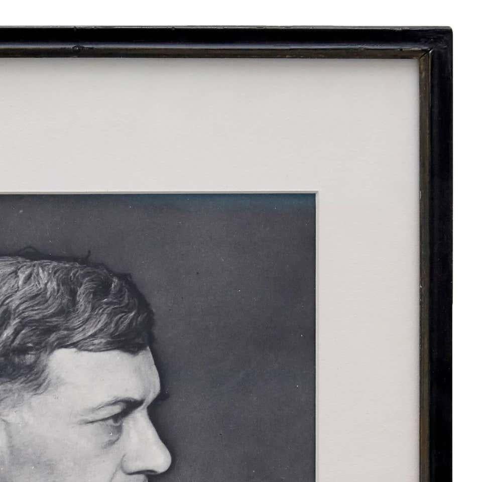 Mid-Century Modern Man Ray Photography of Georges Braque For Sale