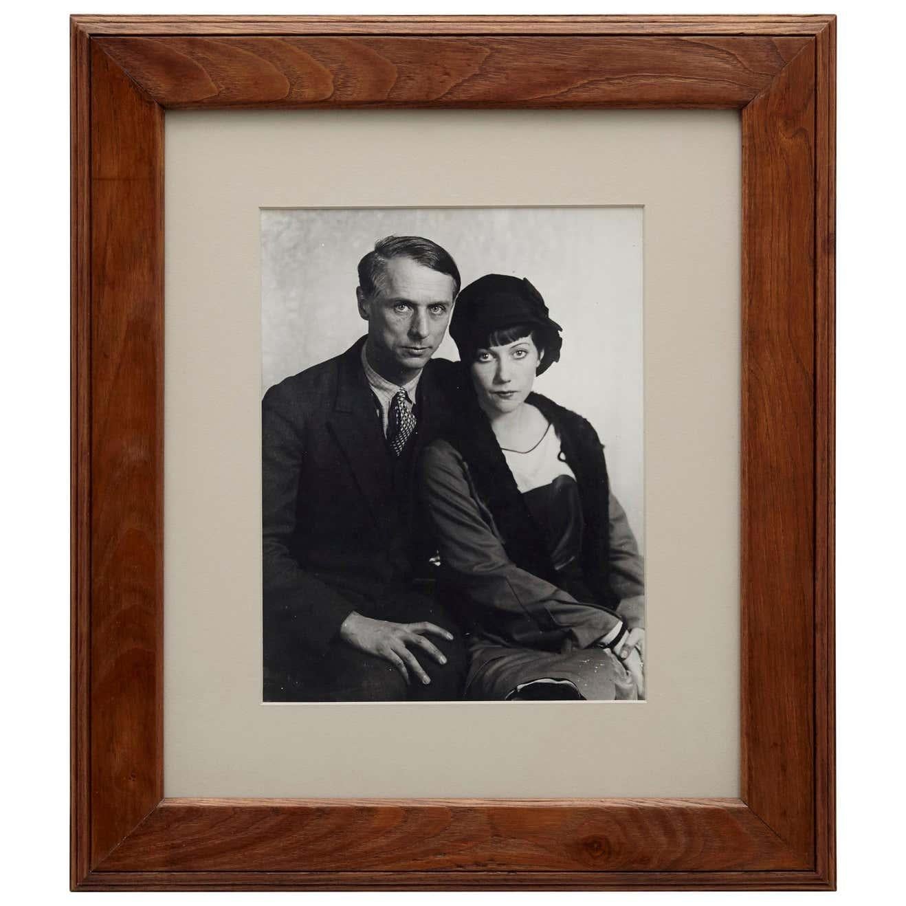 Mid-20th Century Man Ray Photography of Max Ernst & Marie Berthe Aurenche For Sale