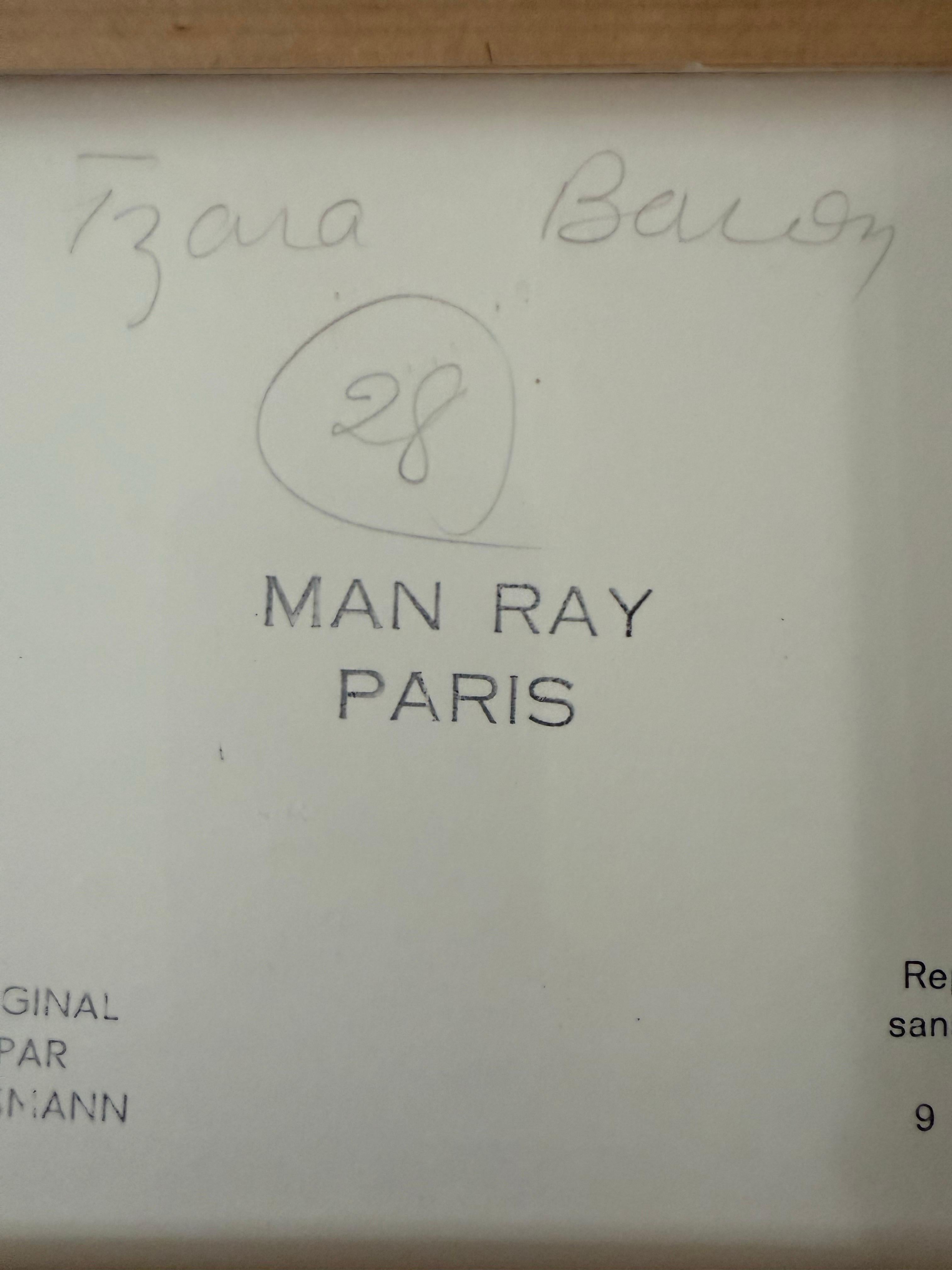 Man Ray Photography of René Crevel, Tristan Tzara, Jacques Baron Framed For Sale 5