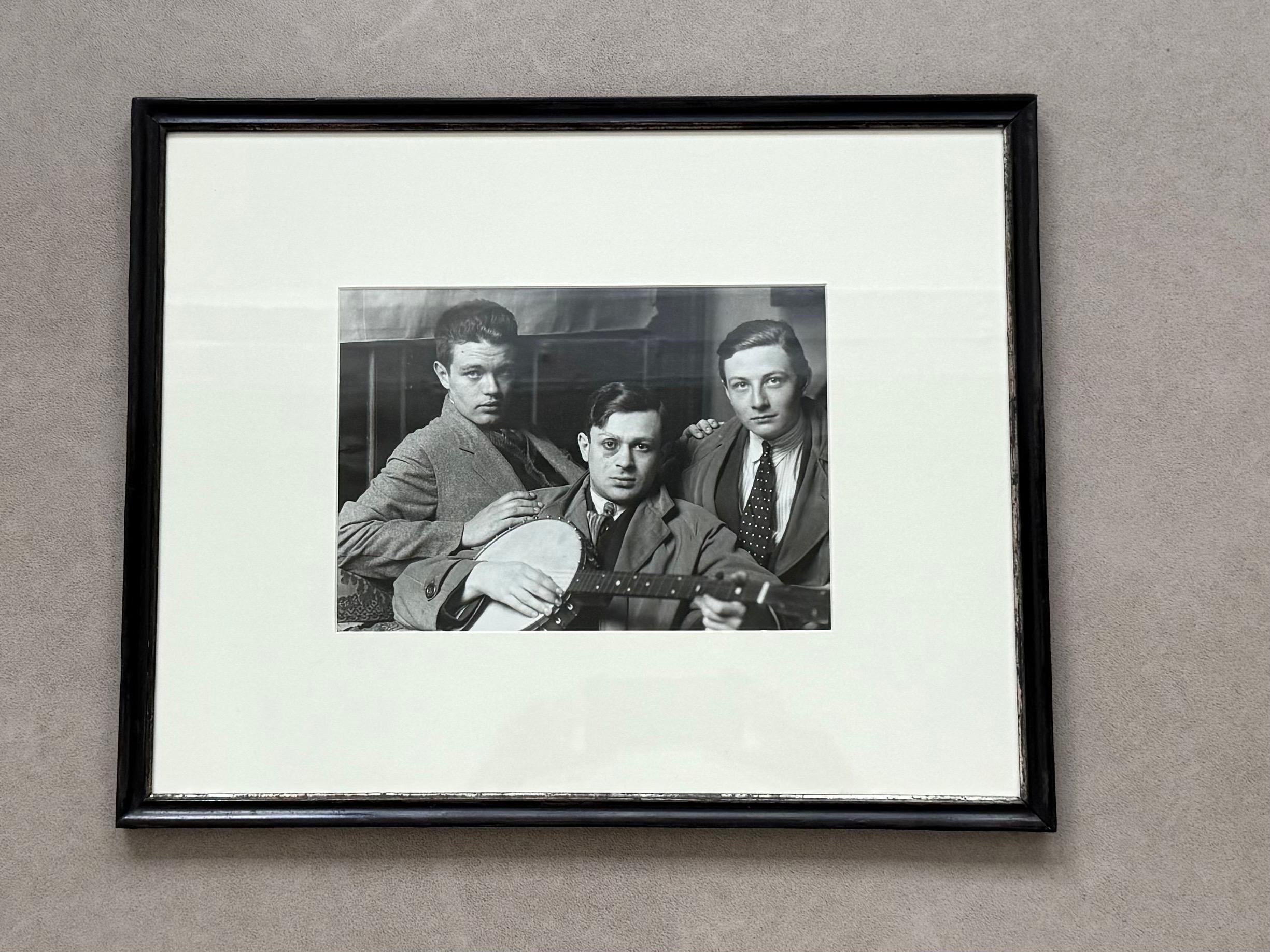 Man Ray Photography of René Crevel, Tristan Tzara, Jacques Baron, circa 1928

A posthumous print from the original negative in 1977 by Pierre Gassmann.

Gelatin silver bromide, framed on a 19th century frame with museum glass.

(Man Ray 1890–1976)