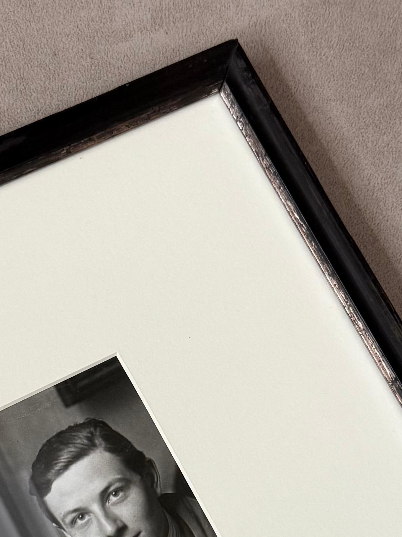 Paper Man Ray Photography of René Crevel, Tristan Tzara, Jacques Baron Framed For Sale