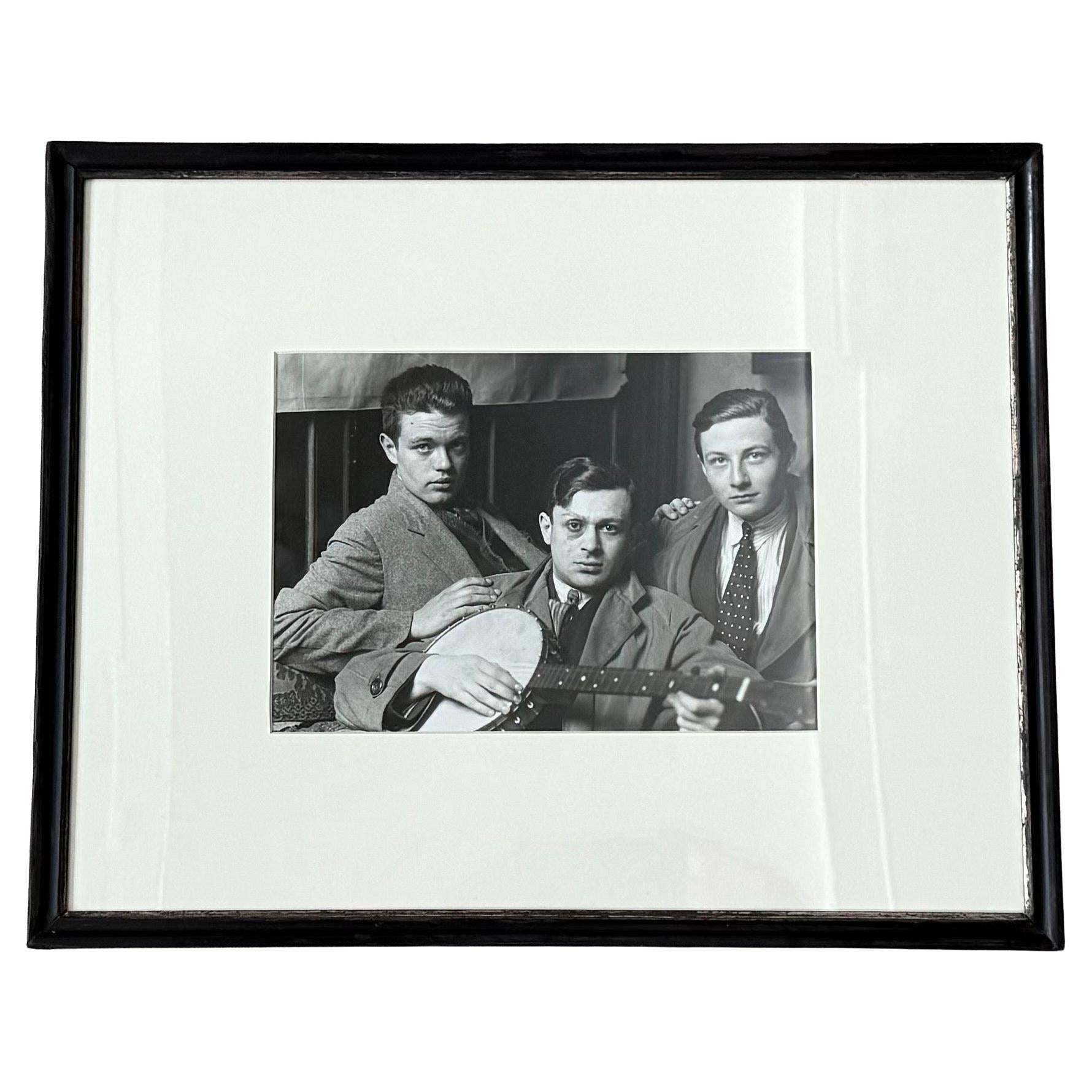 Man Ray Photography of René Crevel, Tristan Tzara, Jacques Baron Framed For Sale