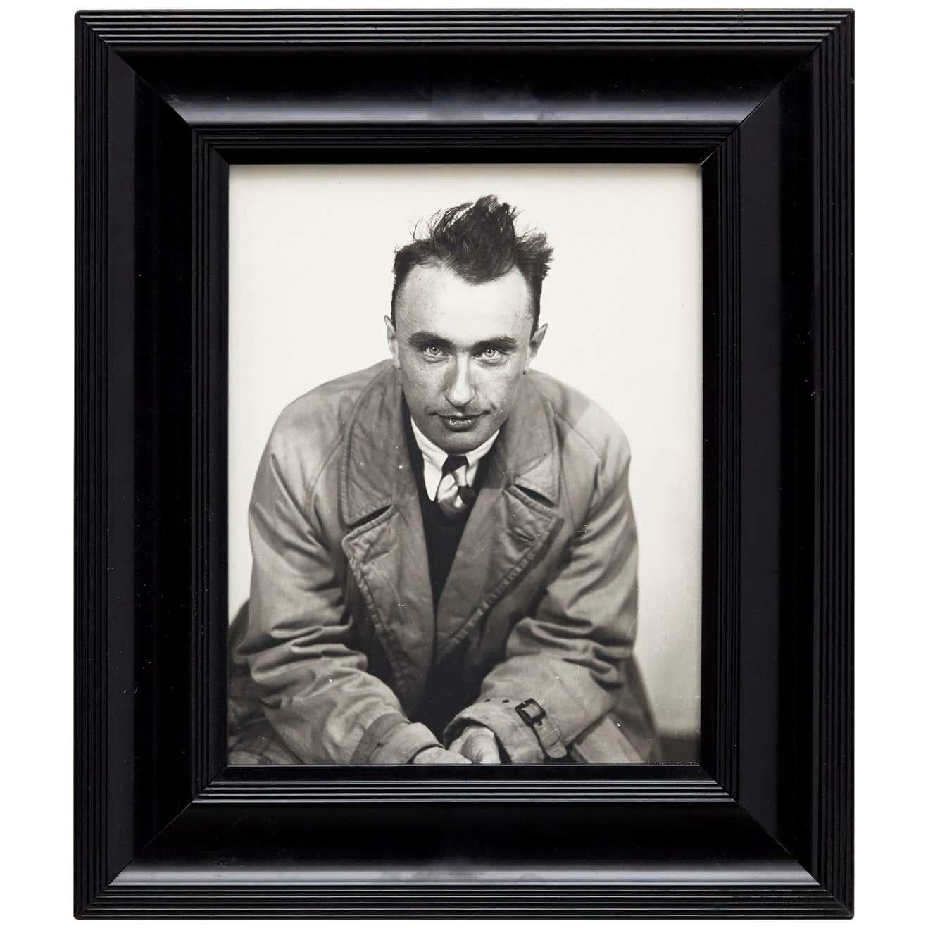 Mid-Century Modern Man Ray Photography of Yves Tanguy For Sale