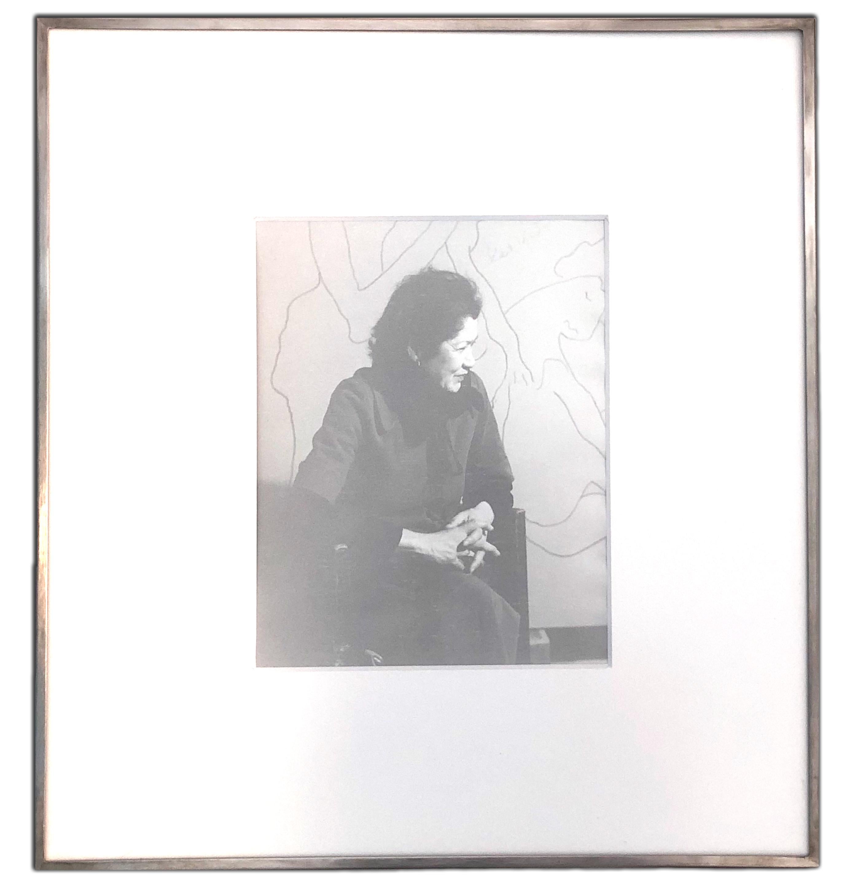 Man Ray Portrait Photograph - Untitled Portrait of Female, Silver Gelatin Print