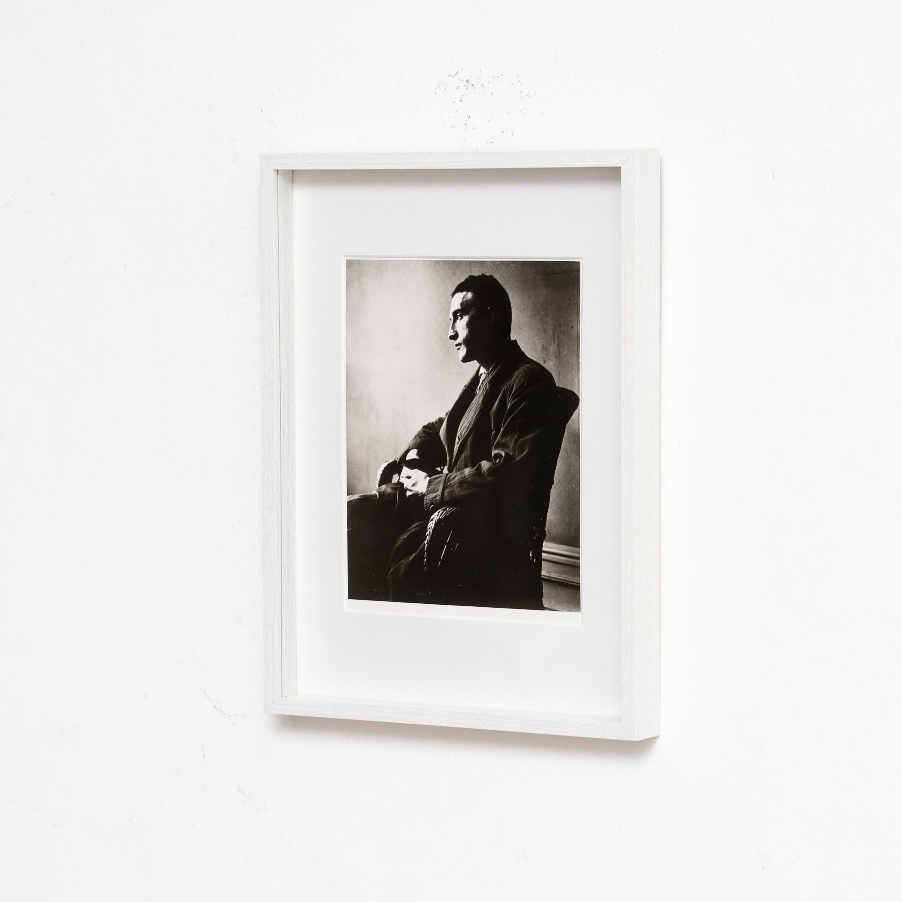 Mid-Century Modern Man Ray – Portrait of Marcel Duchamp, 1916/1991, Black and White Photography For Sale