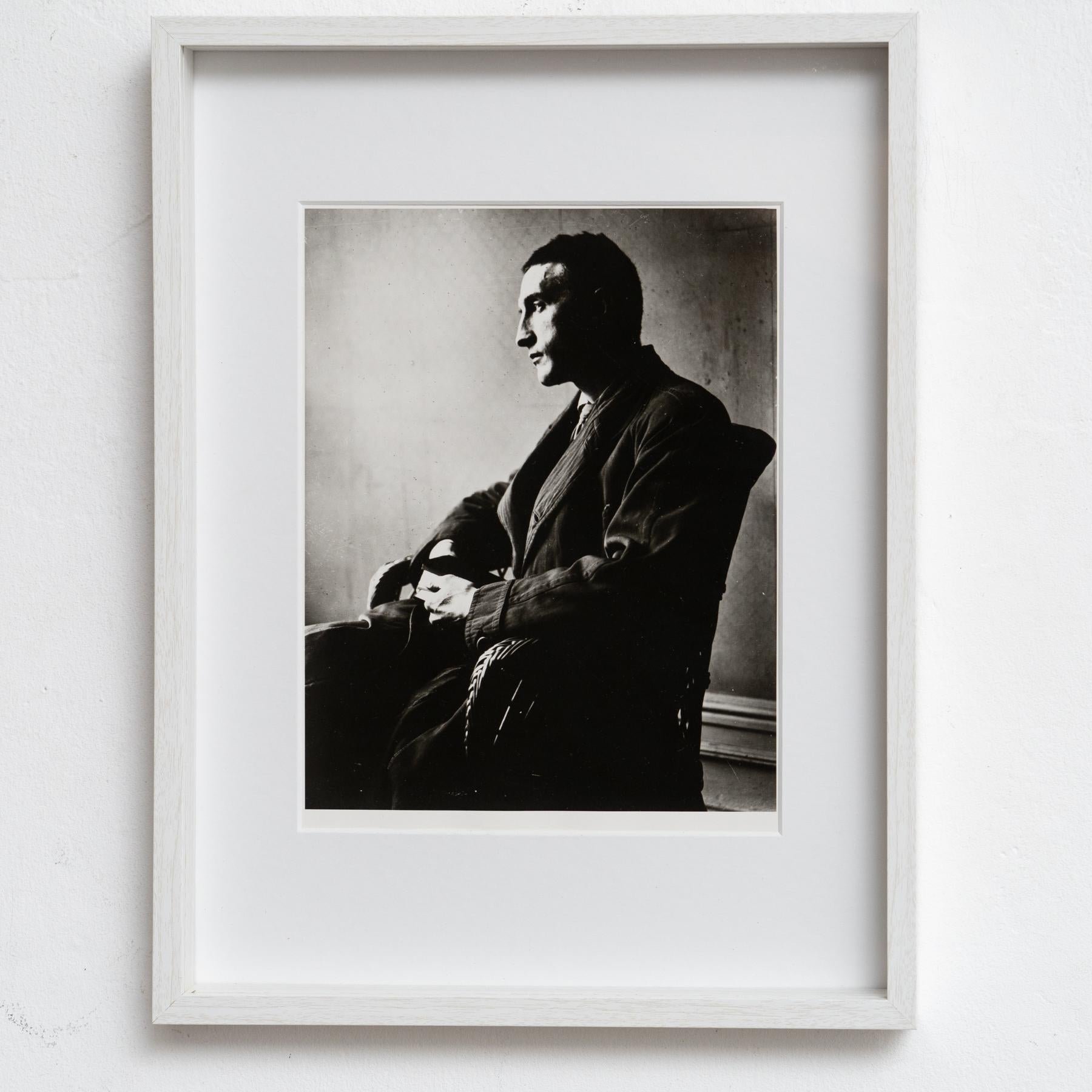 German Man Ray – Portrait of Marcel Duchamp, 1916/1991, Black and White Photography For Sale