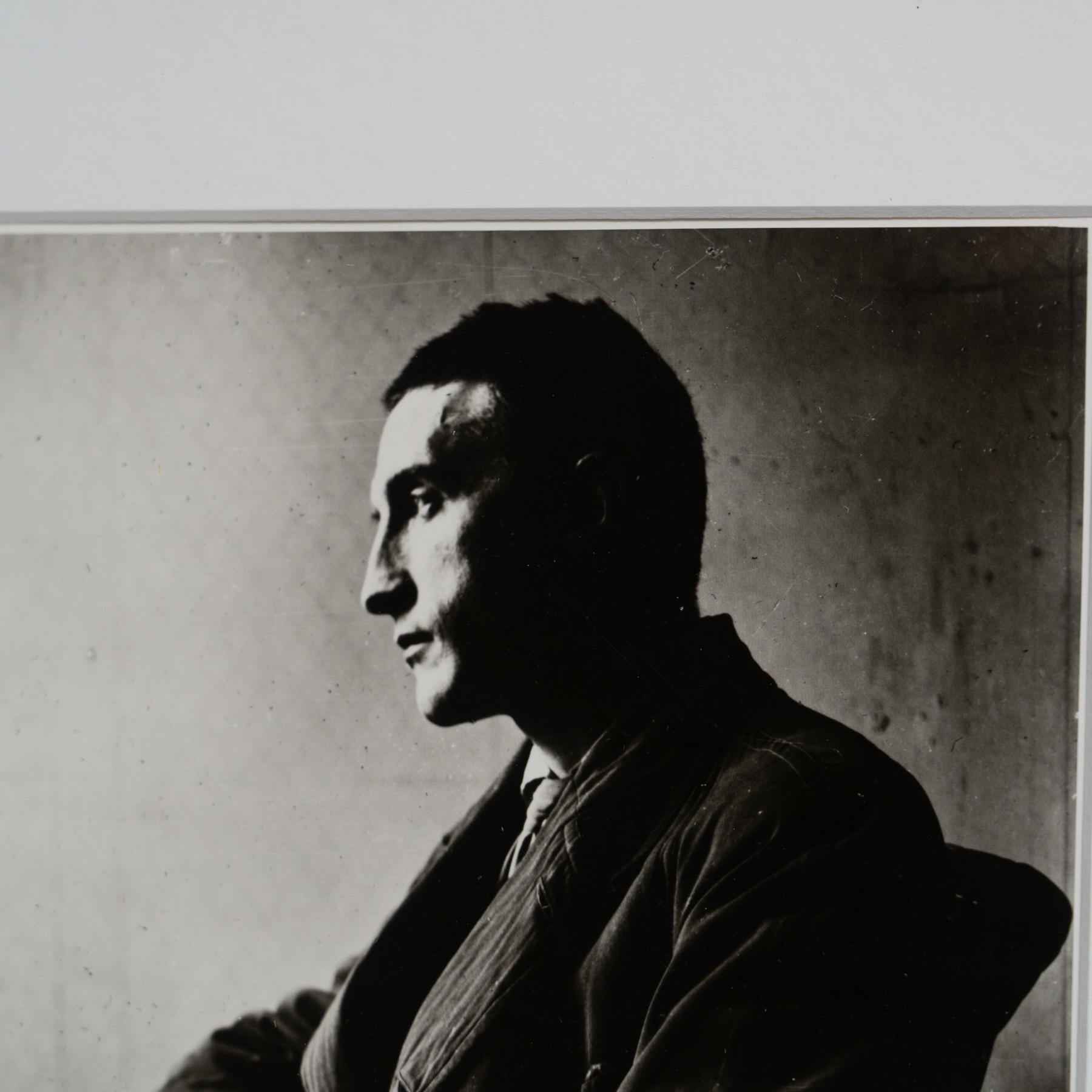 Late 20th Century Man Ray – Portrait of Marcel Duchamp, 1916/1991, Black and White Photography For Sale