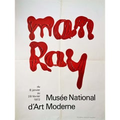 1972 Original poster - Musée National d'Art Moderne Man Ray exhibition