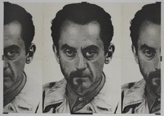 1974 cartel de exposición de Man Ray: Psicoanalisi e Alchimia