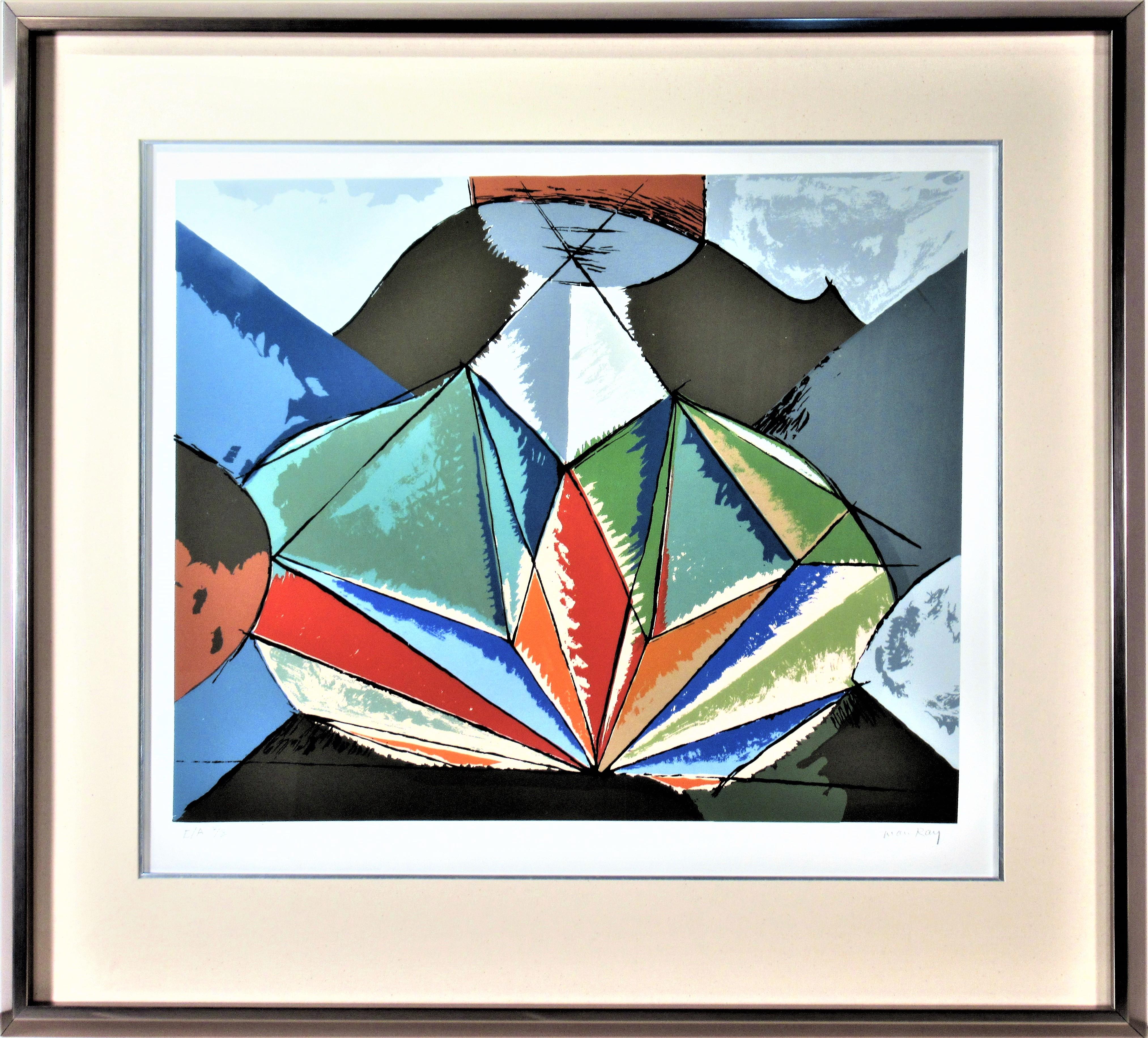 Man Ray Abstract Print - Cactus Diamant