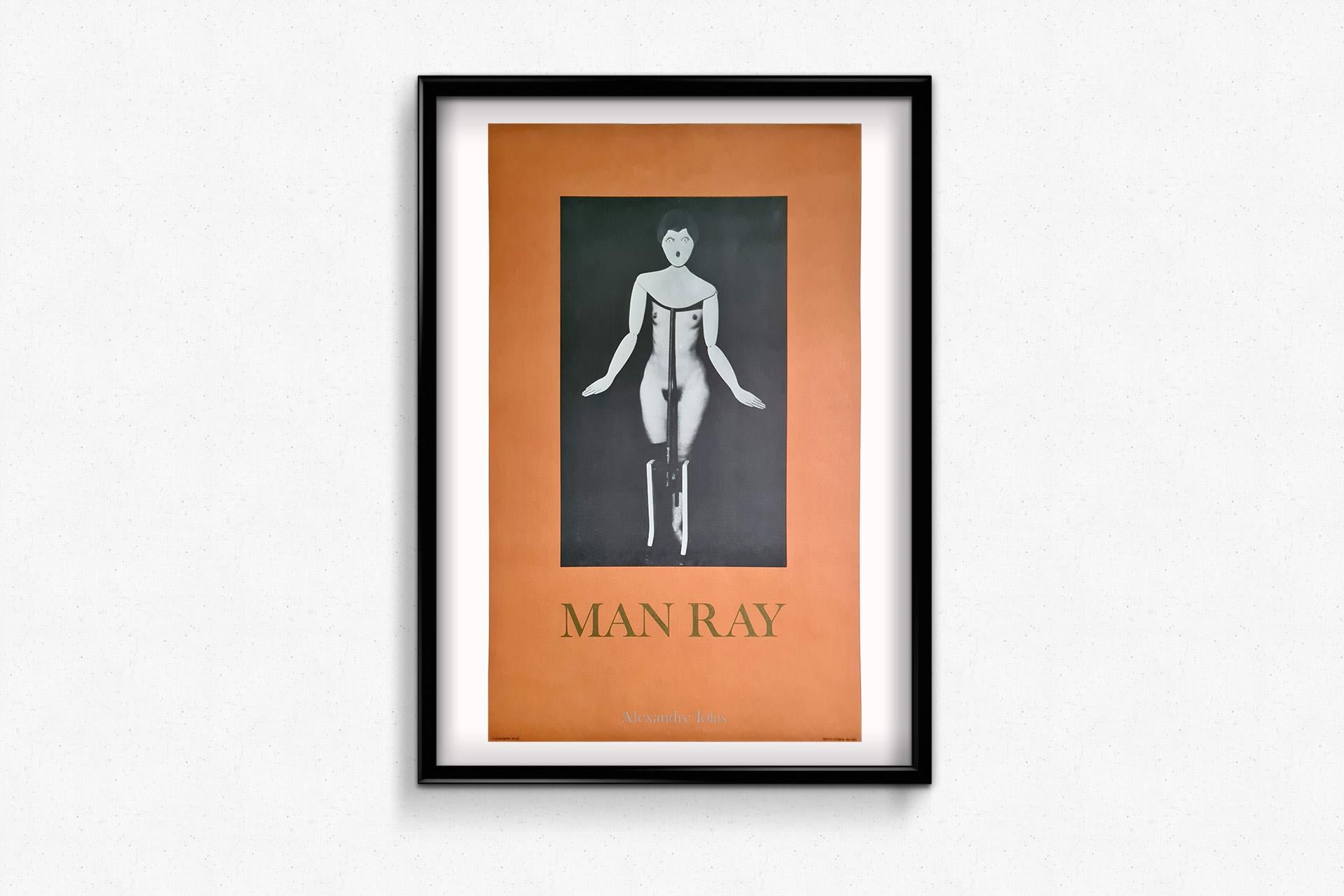 Cartel de exposición de Man Ray en la Galería Alexandre Iolas, hacia 1970 en venta 3