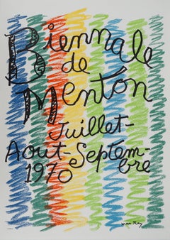Color Rainbow : Biennale de Menton – Original Lithographieplakat (MOURLOT)