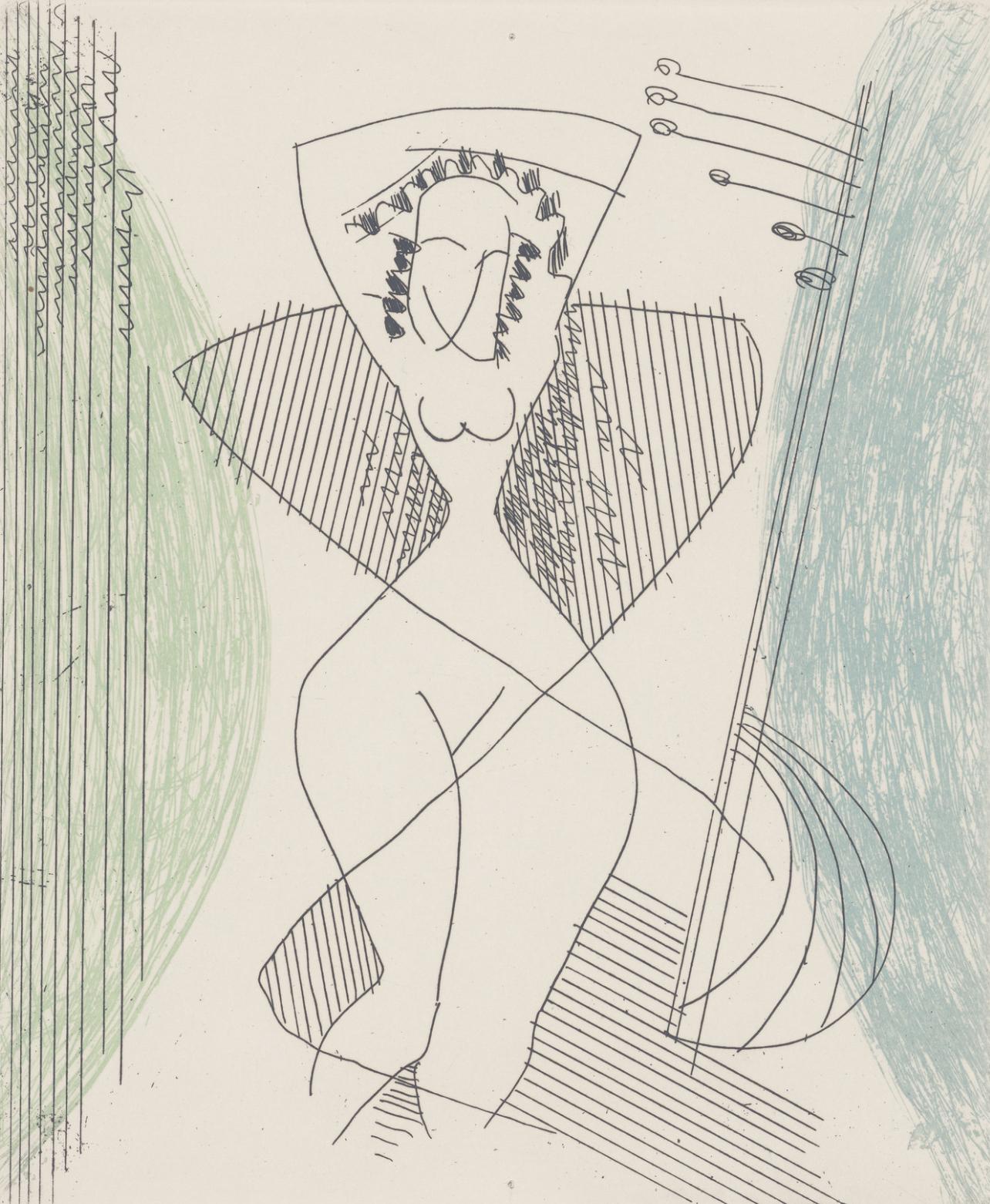 Komposition, Feuilles éparses, Man Ray