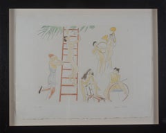 Acquaforte in edizione limitata della Mid Century Modern - La Ballade des Dames Hors du Temps