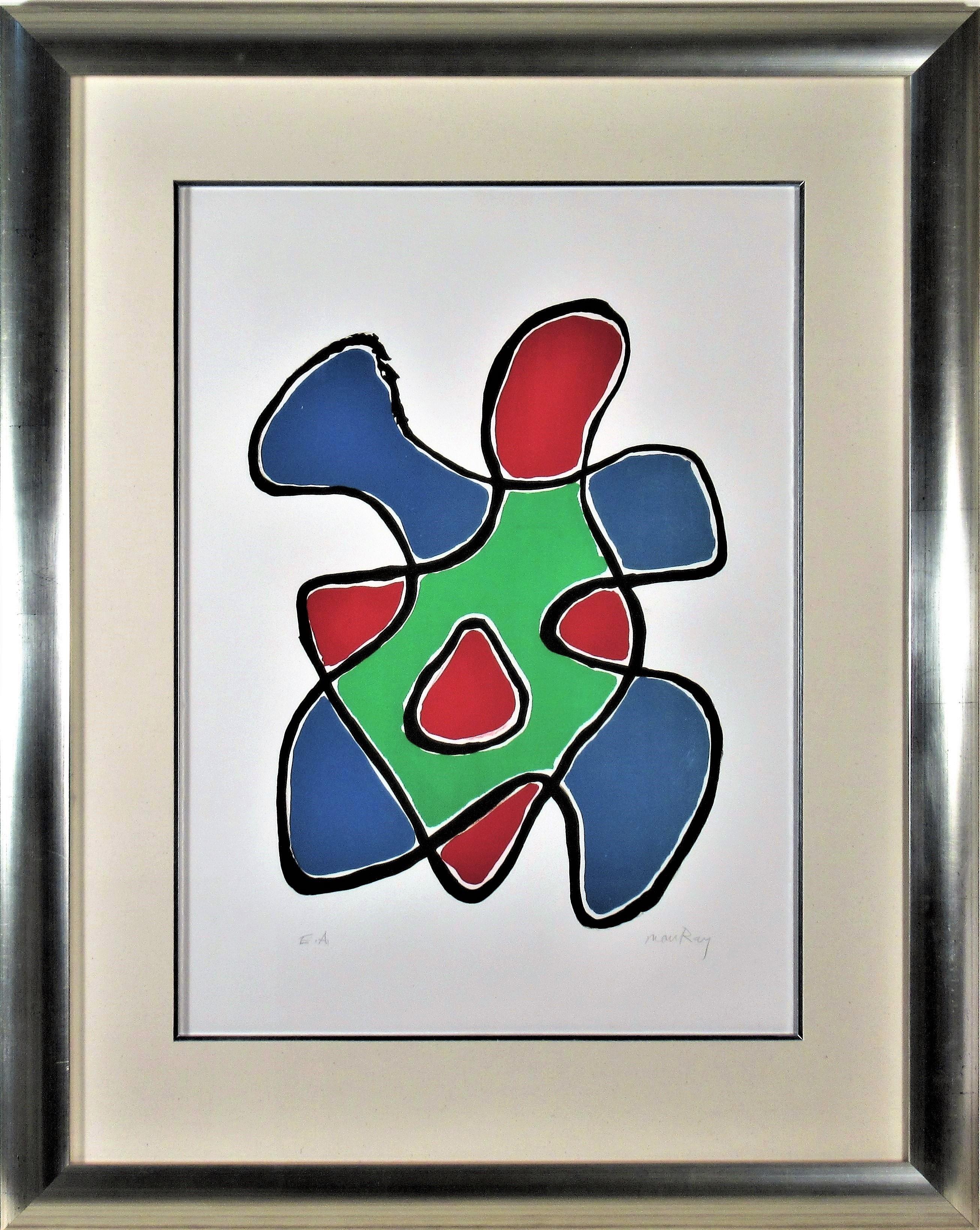 Man Ray Abstract Print - Due Figure