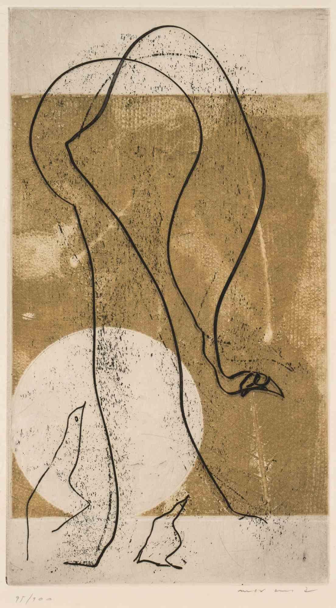 Ethernité - Radierung von Man Ray - 1971