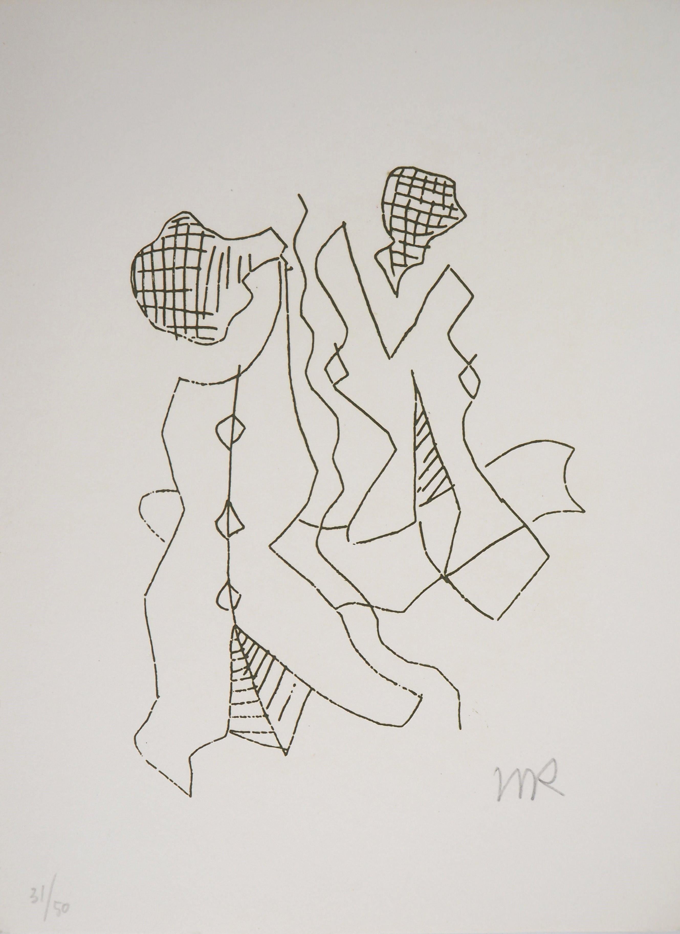Man Ray Figurative Print - Friendship, Eve, 1969 - Original Handsigned Etching, Numbered /50