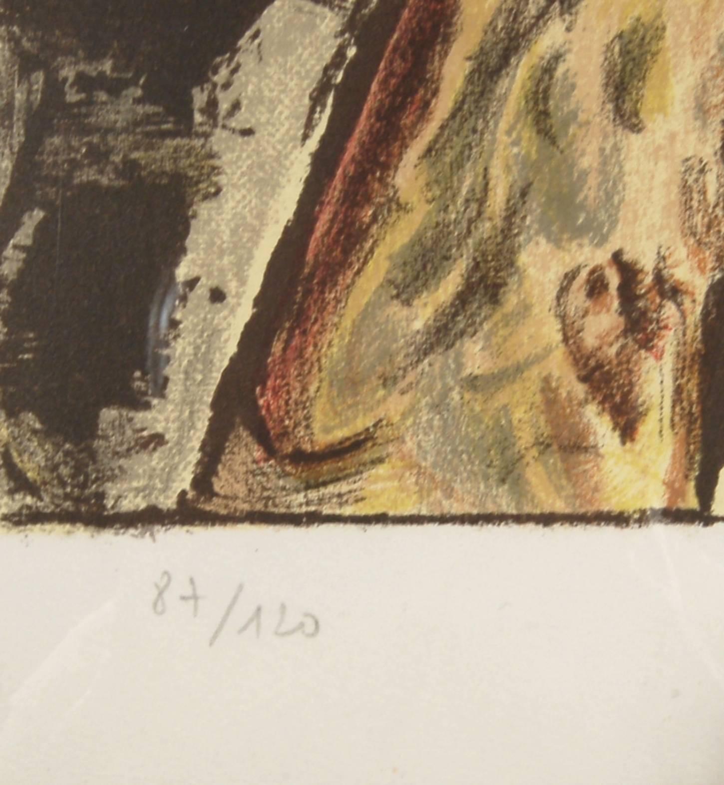 Les Nuits de Saint Jean De Luz - Beige Figurative Print by Man Ray