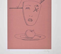 Les Six Masques Voyants - Lithographie de Man Ray - 1970