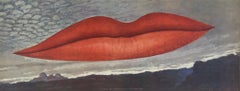 Lips (No Text) Offset Print Exhibition Poster, Unsigned, 1966