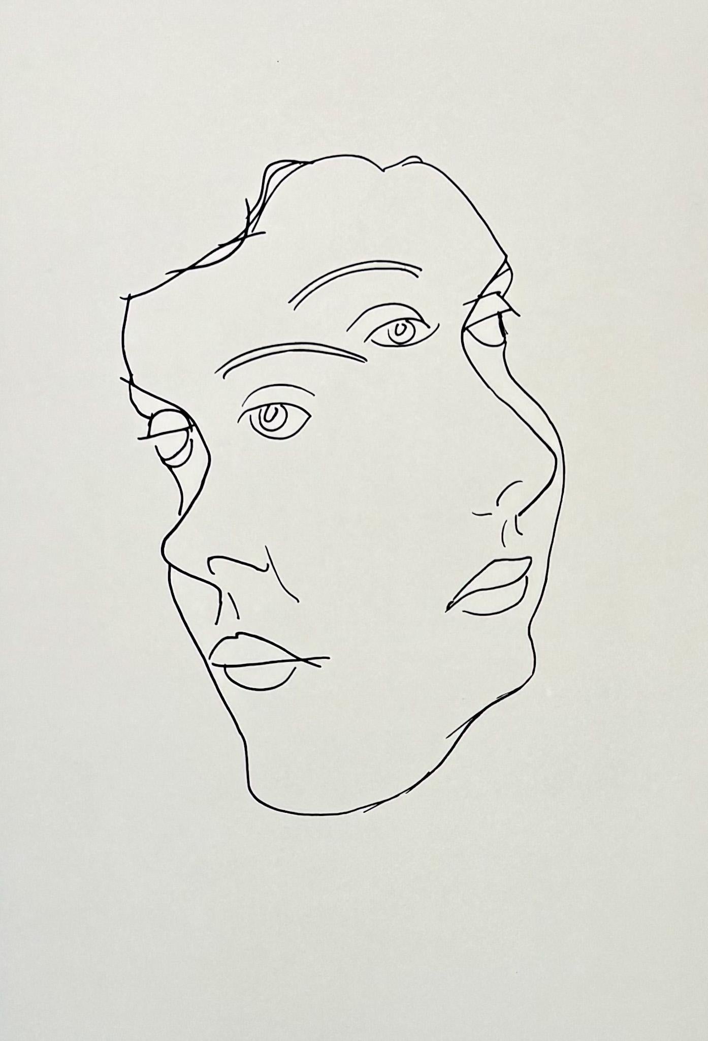 Man Ray (1890–1976) - Maschere - Lithograph on paper For Sale 2