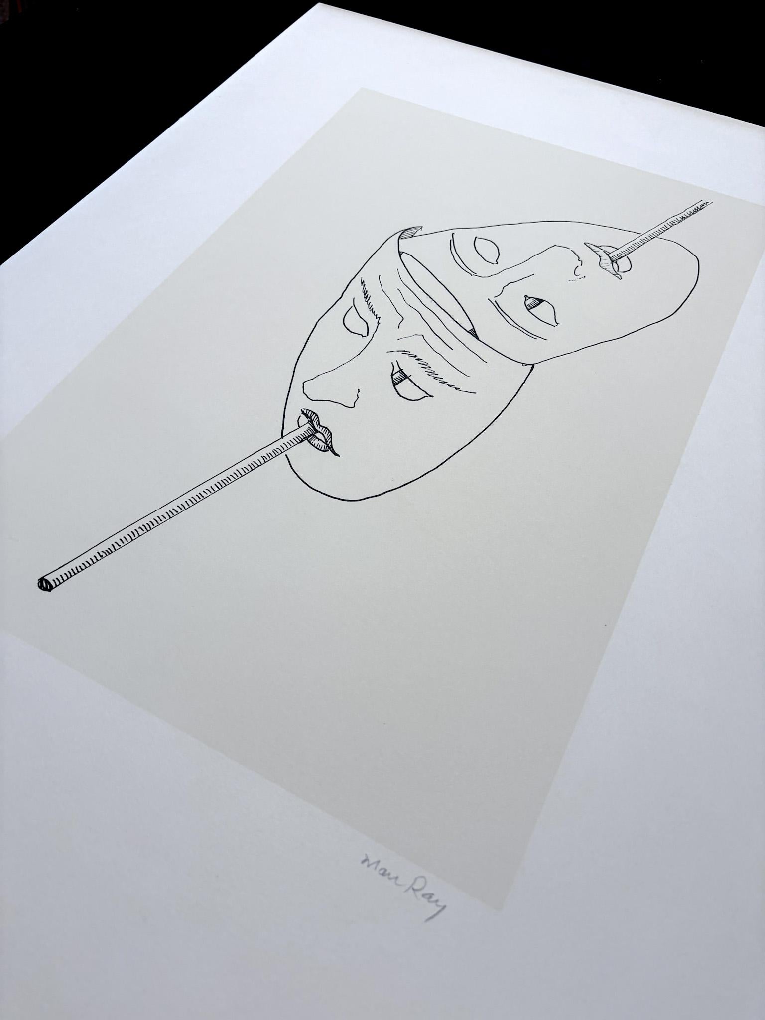 Man Ray (1890–1976) - Maschere - Lithograph on paper For Sale 5