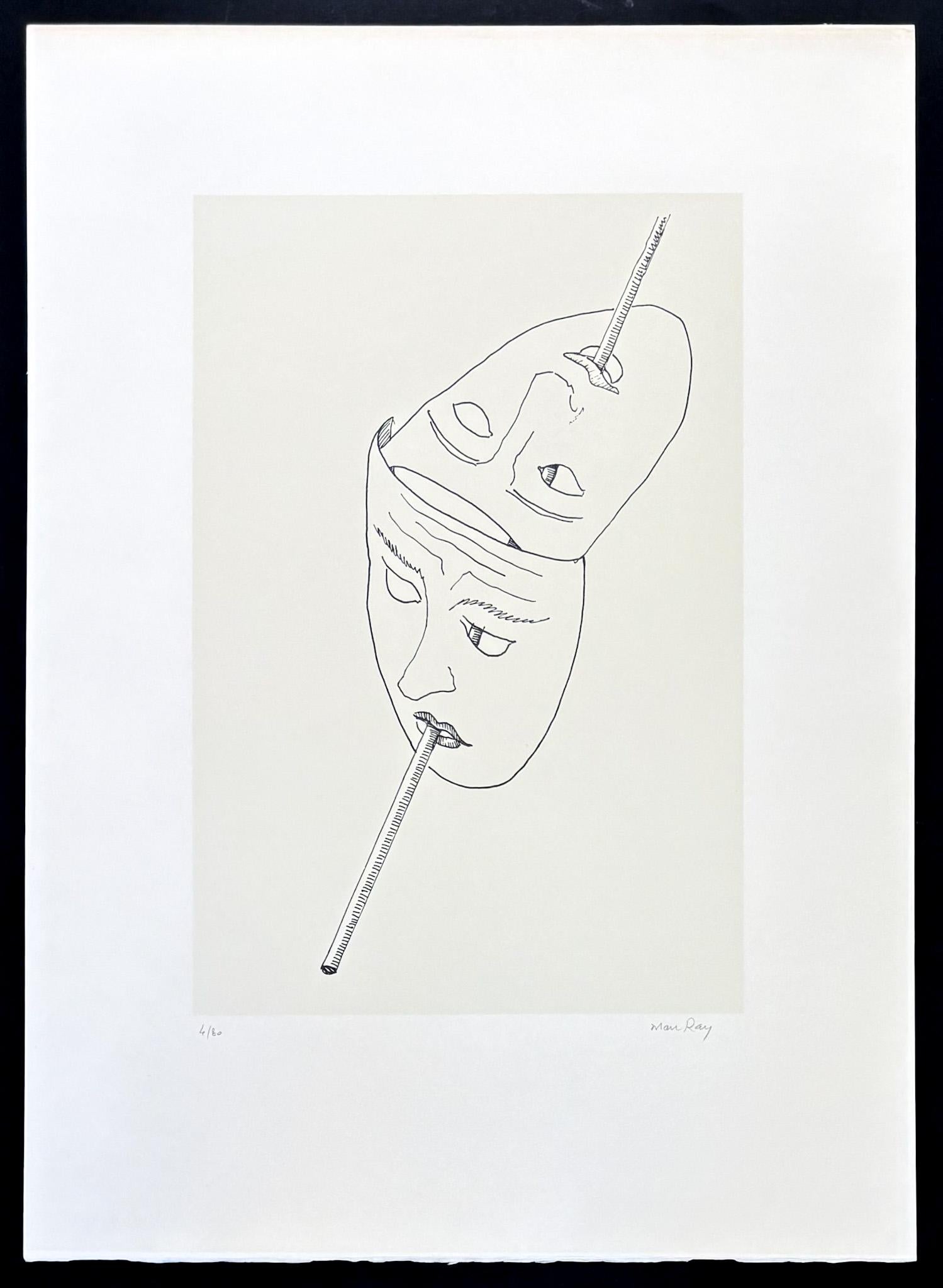 Man Ray (1890–1976) - Maschere - Lithograph on paper