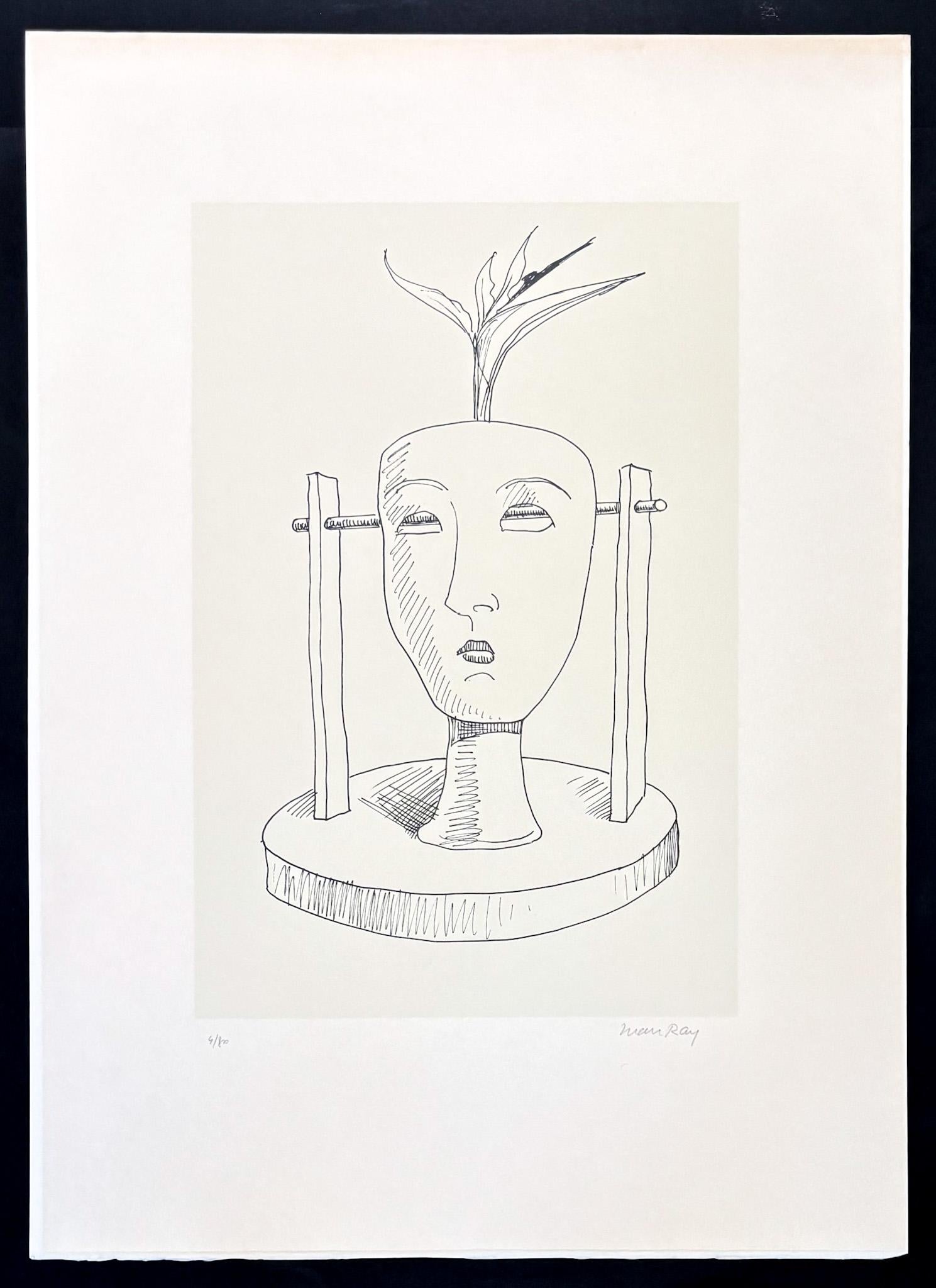 Man Ray (1890–1976) - Maschere - Lithograph on paper