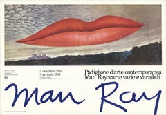 Man Ray--A L'Heure de L'Observatoire-Les Amoureux-26.75" x 38.5"-Poster-1983