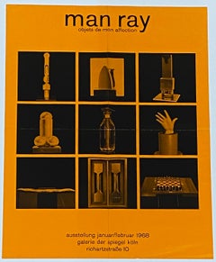 Man Ray exhibition poster 1968