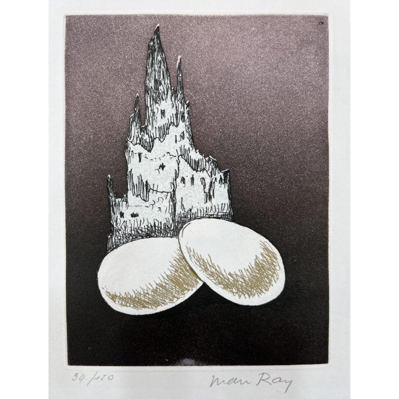 Man Ray ( 1890 - 1976 ) - Une cathédrale , from the series “Electro-Magie” - hand-signed etching and aquatint, 1969

Additional information:
Material: Etching and aquatint on Rives paper, edited in 1969
Limited edition, numbered in lower left corner