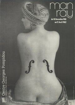 MAN RAY 'Violon D'Ingres' 1981- Offset-Lithographie