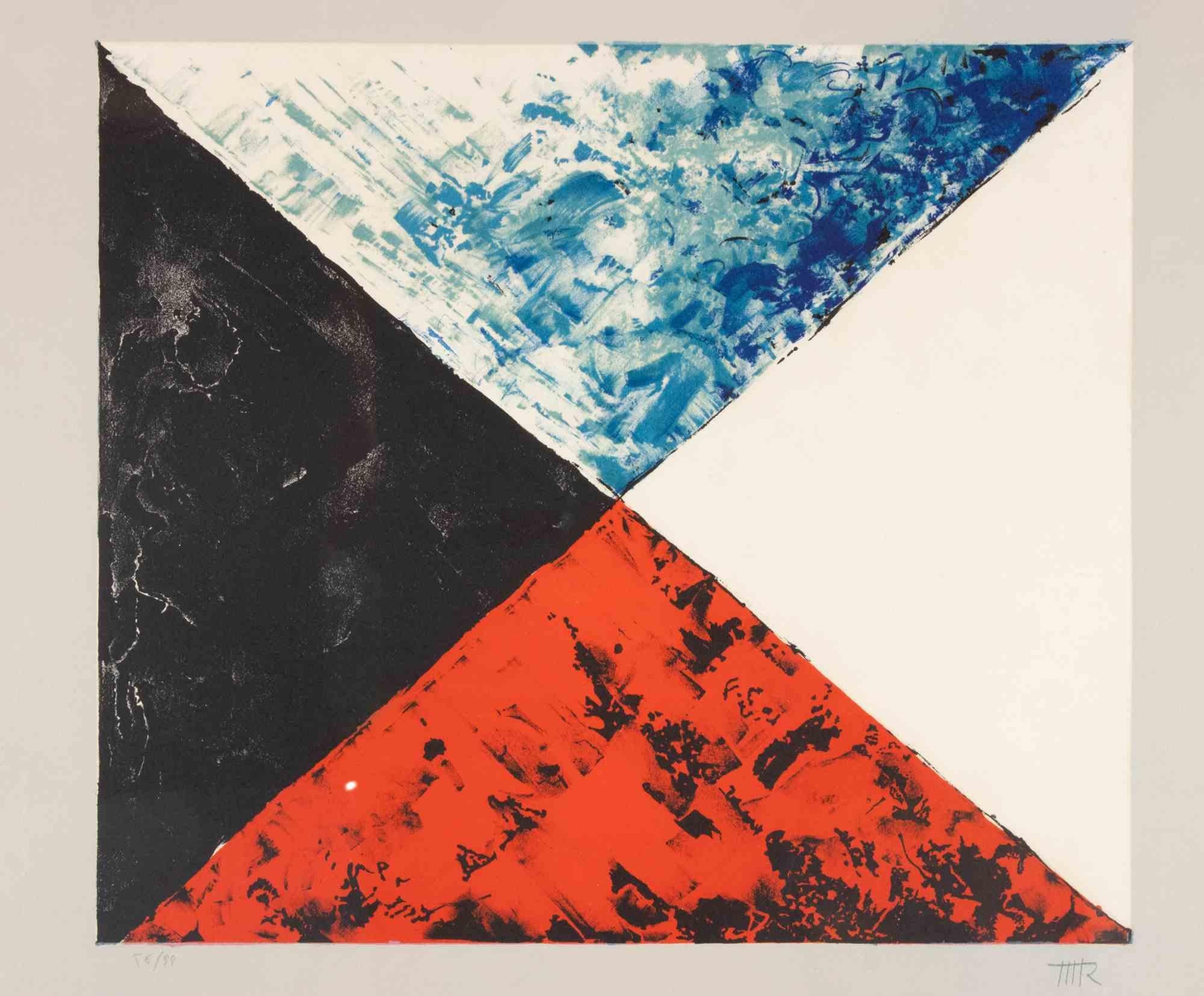 Marchand des Couleurs - Lithographie von Man Ray - 1974 im Angebot 1