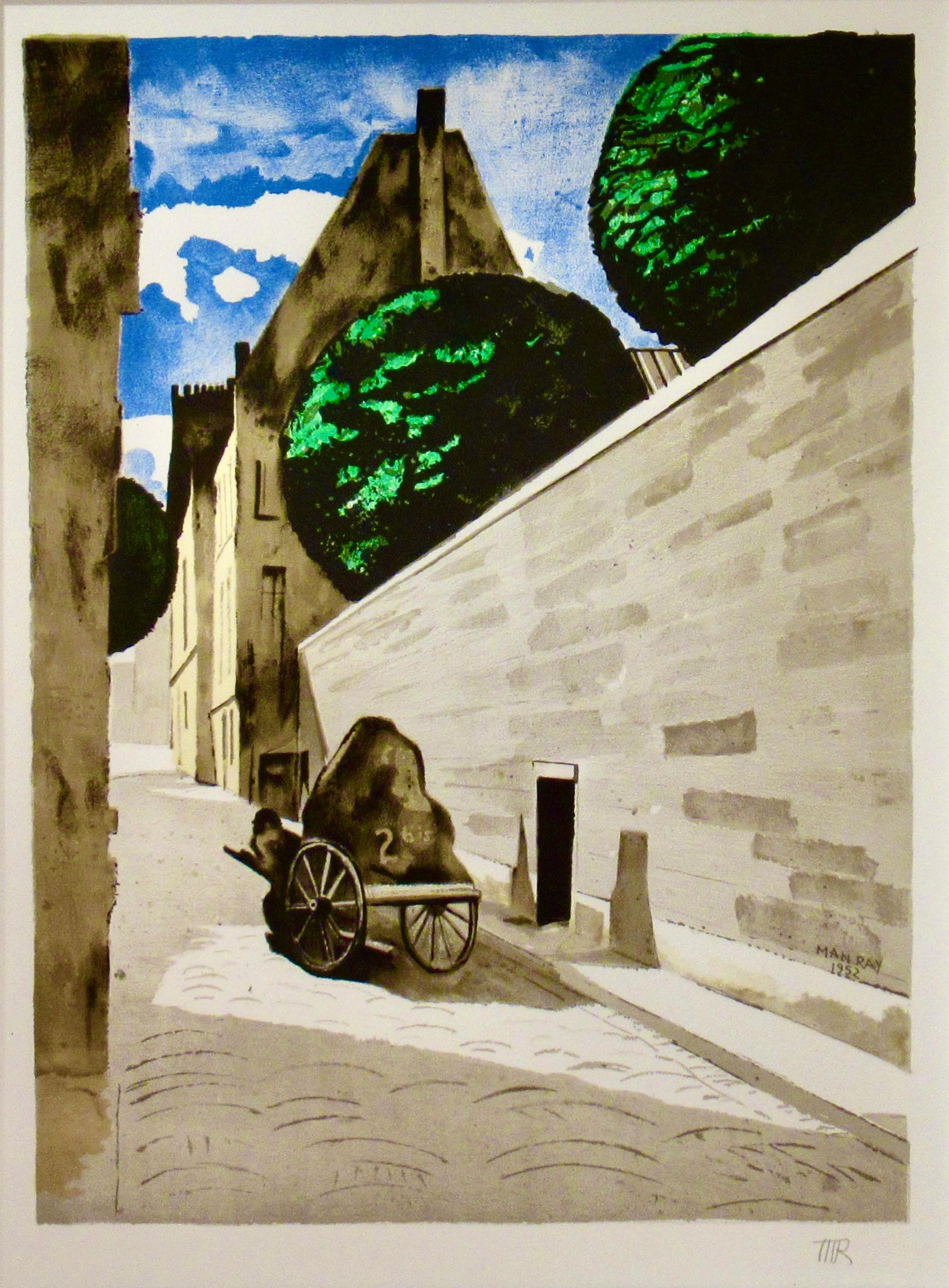 Rue Ferou - Print by Man Ray