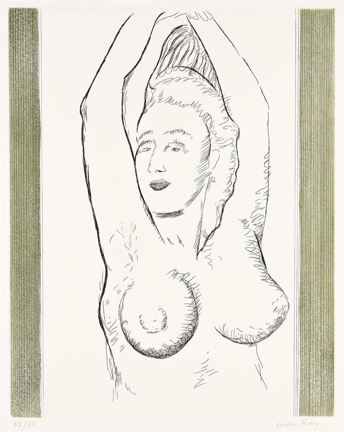 Man Ray Nude Print - Sonia