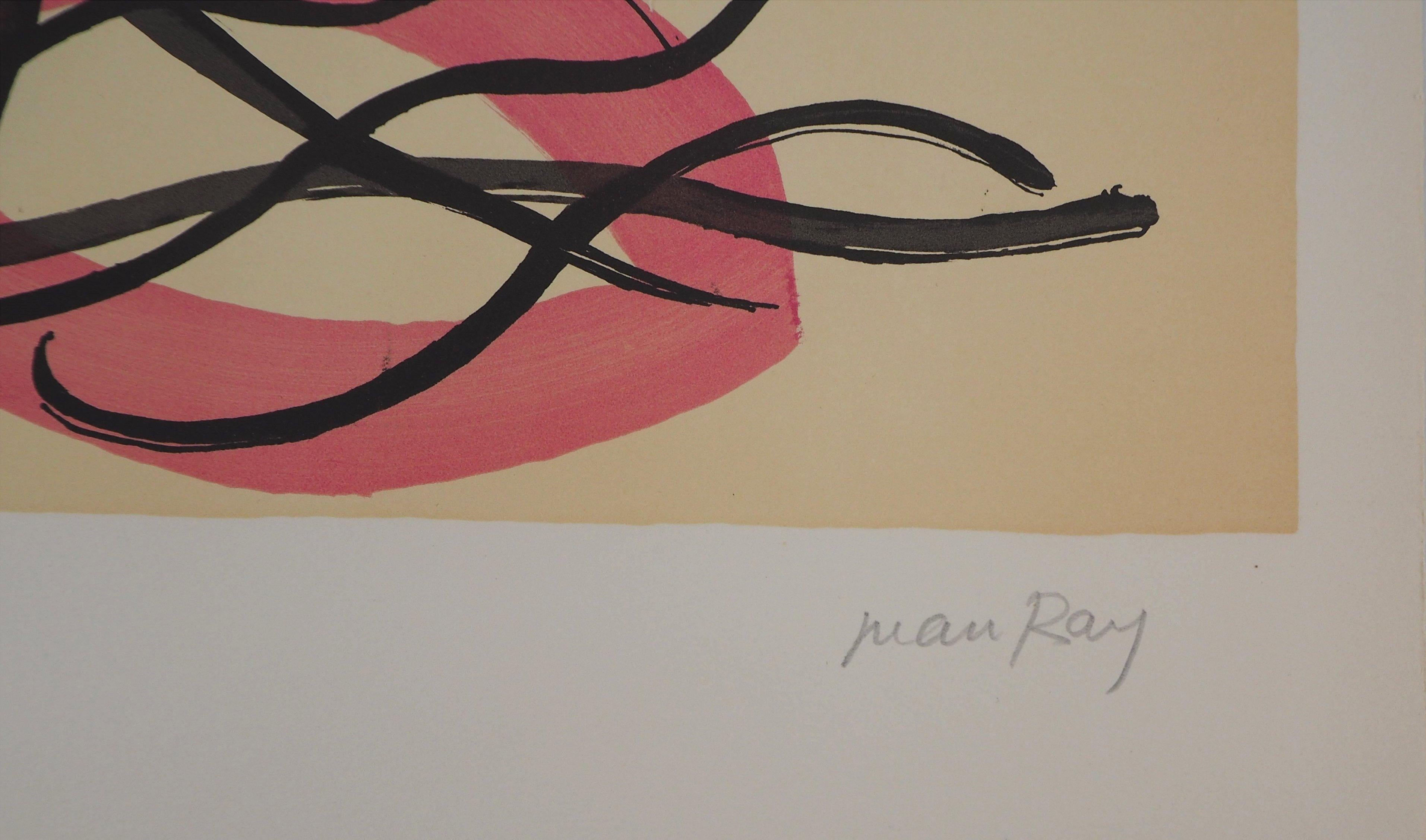 Surrealist Expression - Handsigned Original Lithograph - Print by Man Ray