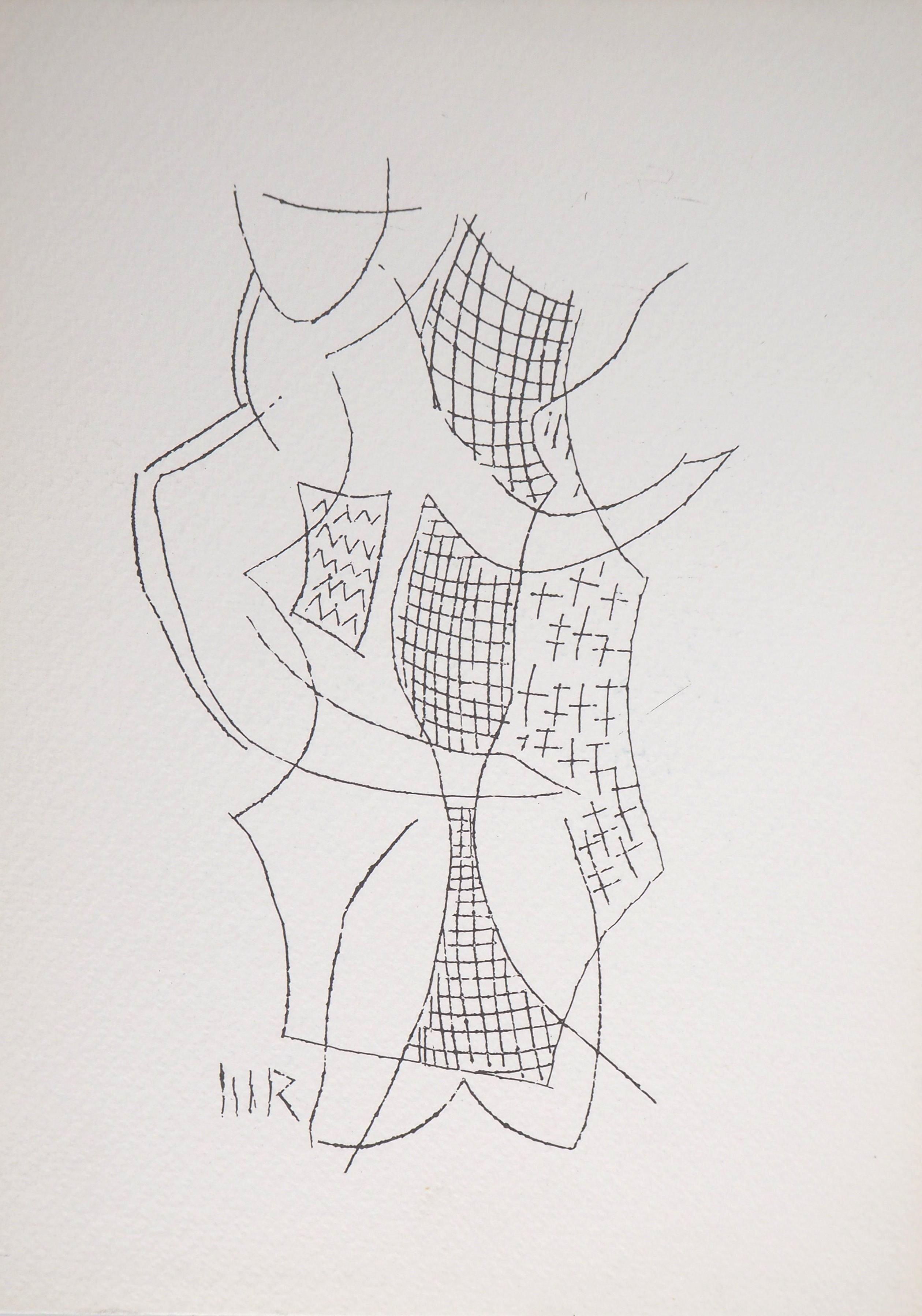 Man Ray Figurative Print - Surrealist Female Figure, Anne, 1969 - Original Signed Heliogravure