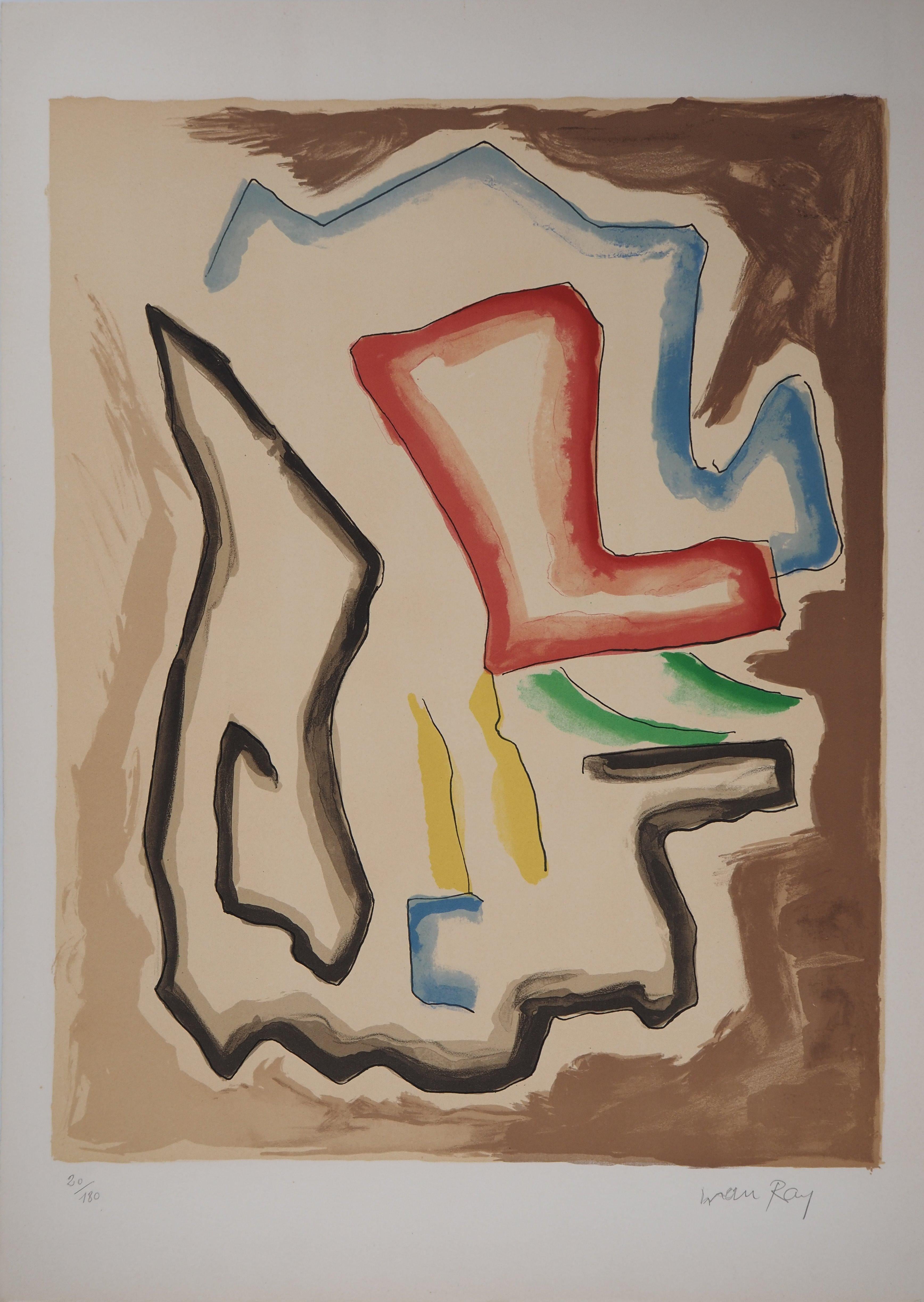 Man Ray - Surrealist Profil - Handsigned Original Lithograph (Anselmino ...