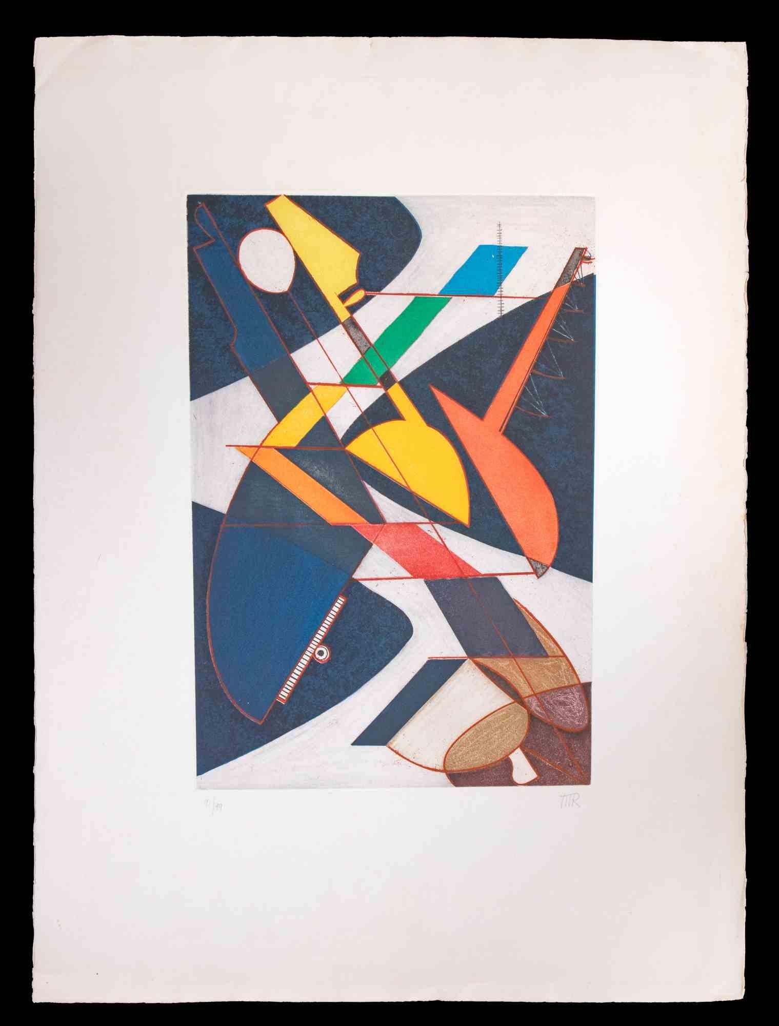 Symphony on Orchestra is an original contemporary artwork realized by Man Ray in  1973.

Mixed colored etching and aquatint

Hand signed on the lower margin.

Numbered on the lower left. Edition of 91/99.

Reference: Man Ray. Opera Grafica, by