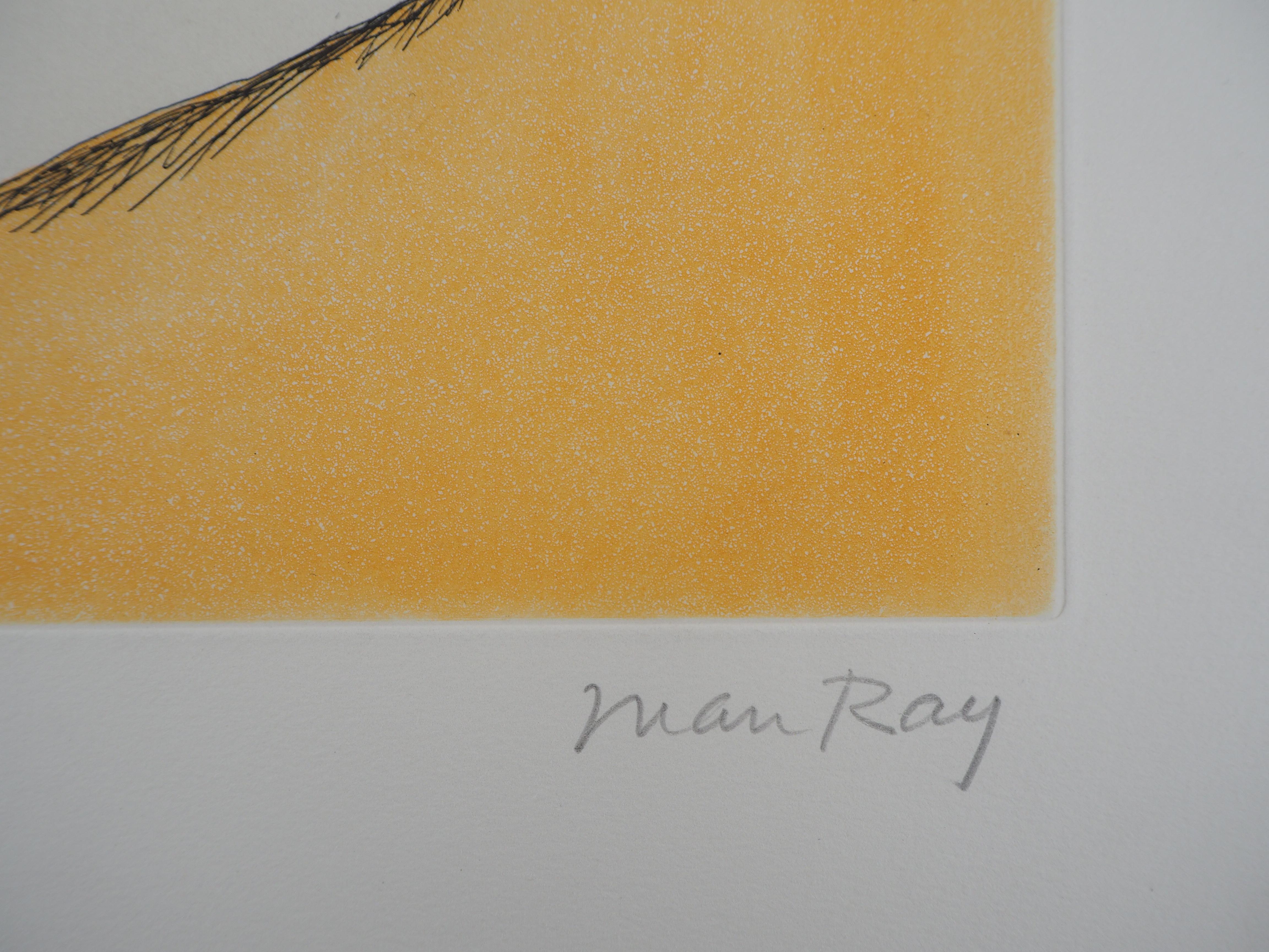 Tenderness - Original handsigned etching (Anselmino #38) – Print von Man Ray